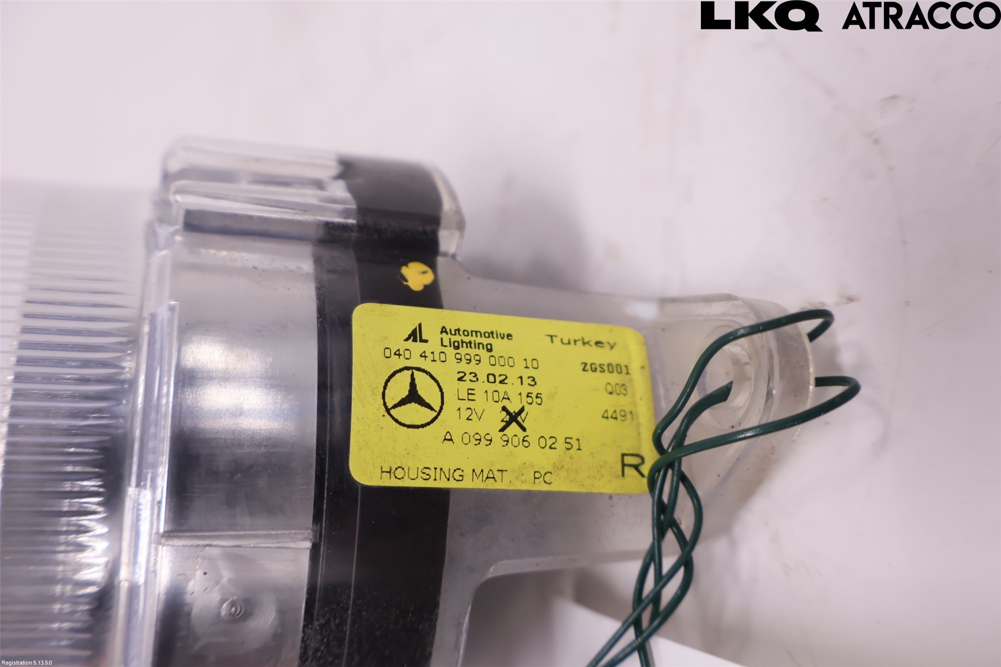 Mercedes-Benz MB B-KLASS (W246/W242) 12-19 Dimljus-Varselljus Fram
