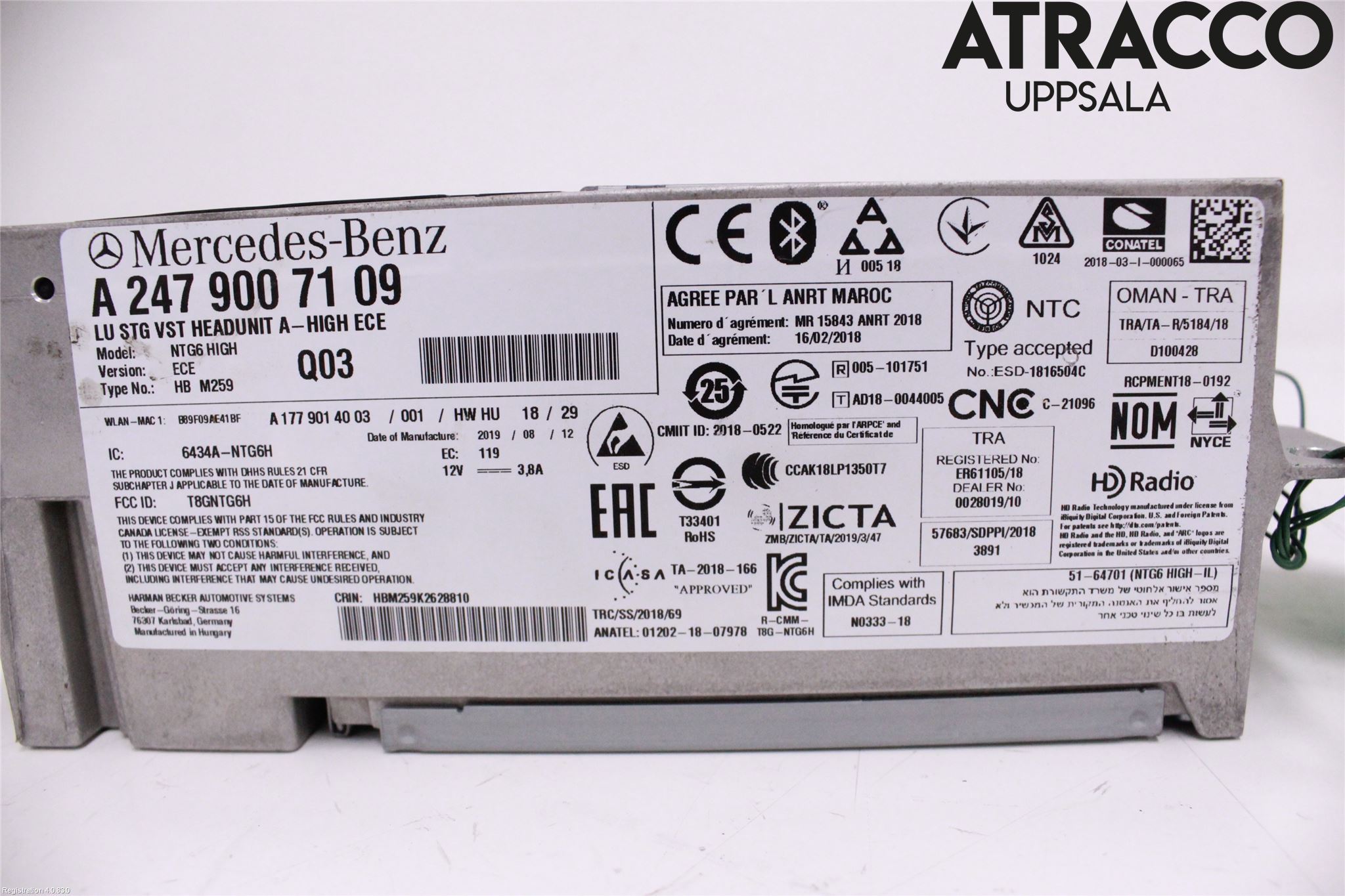 Mercedes-Benz MB SPRINTER (W907/W910) 19- Cd Radio - Multimediapanel