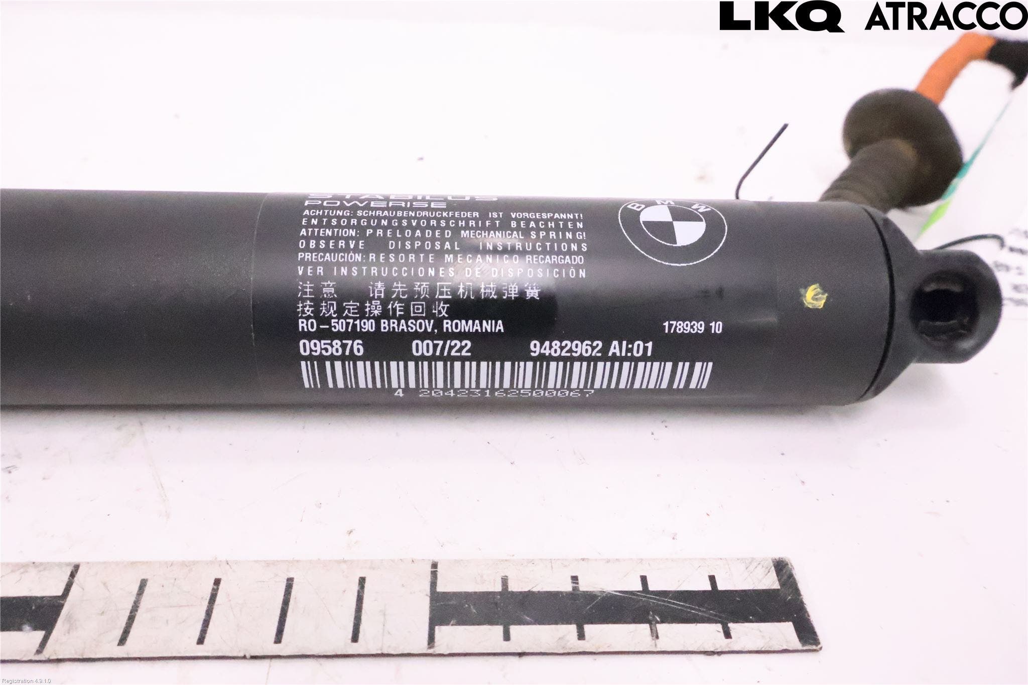 BMW X1 F48 15-22 Gasfjäder Baklucka