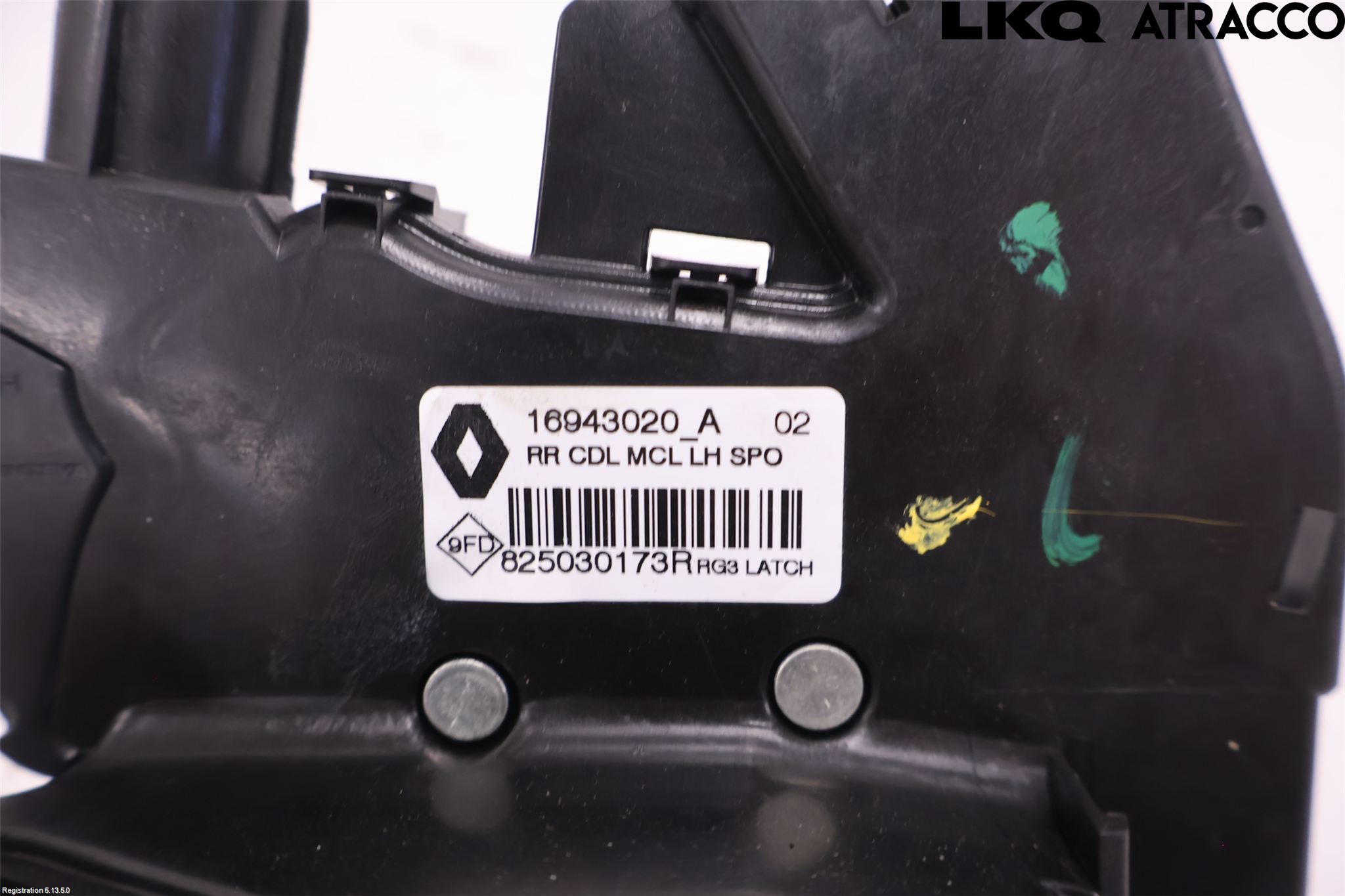 Renault MEGANE IV 16-23 Låskista-Dörrlås
