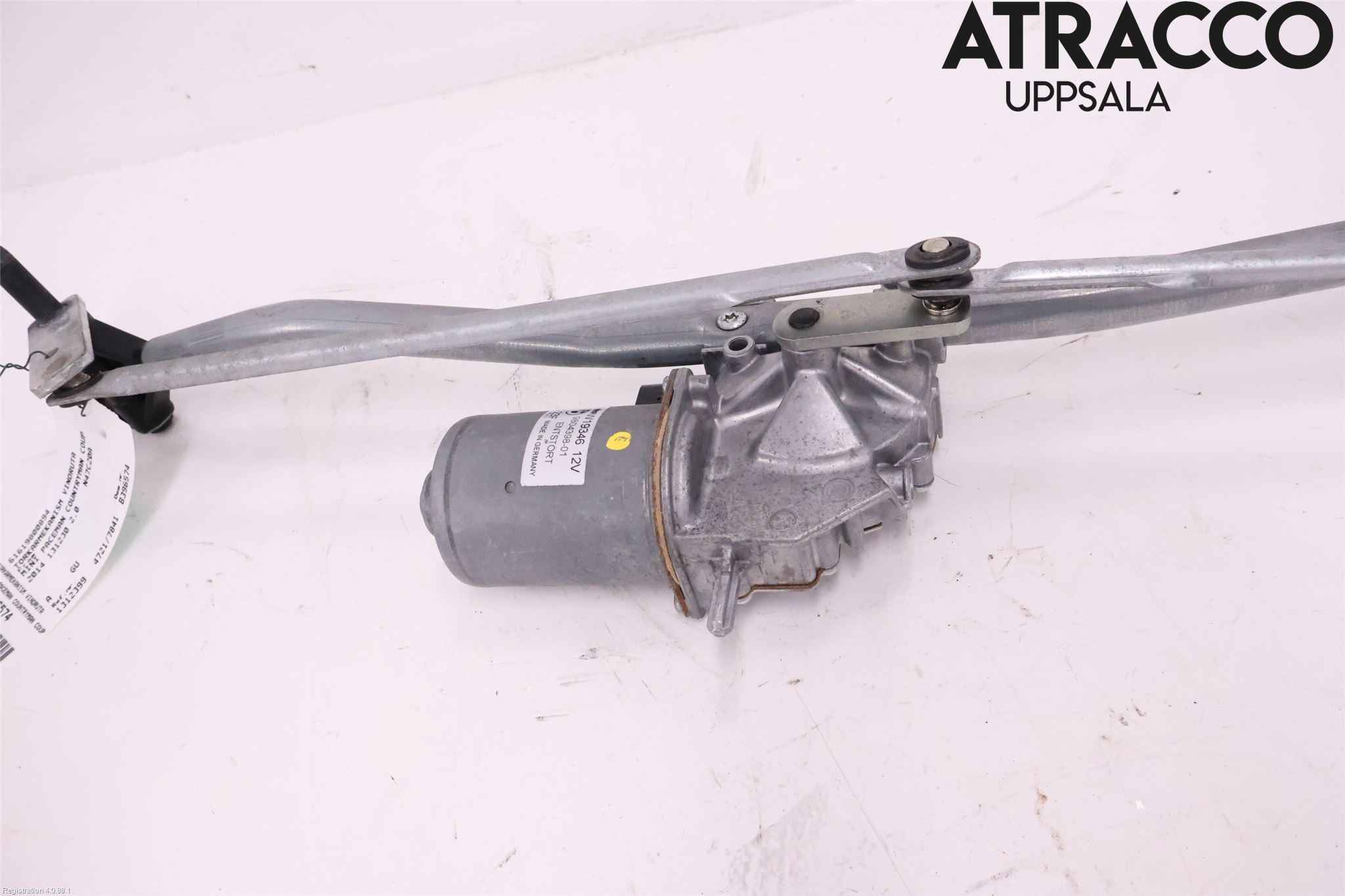 Mini PACEMAN R61 12-17 Torkarmekanism Vindruta