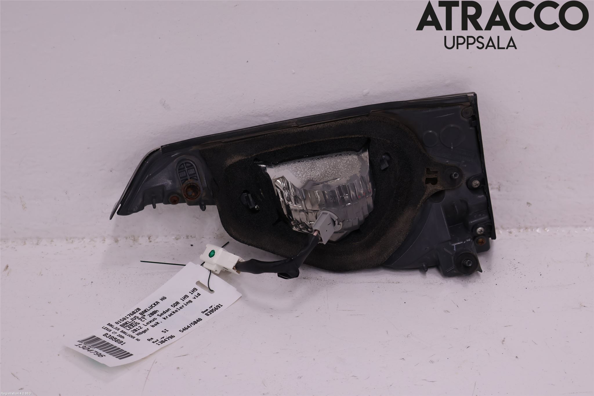 Lexus CT 200h Bakljus Lucka Hö