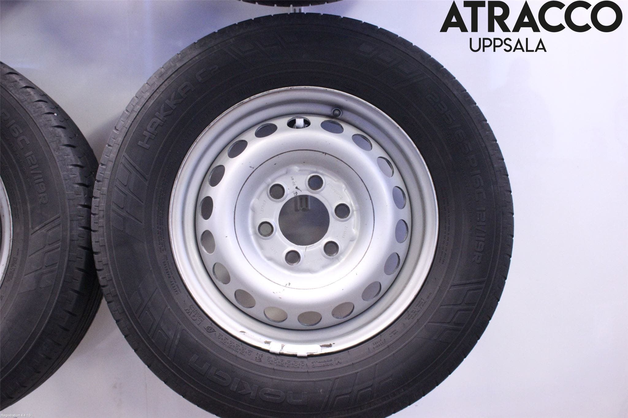 Volkswagen VW CRAFTER 06-16 Sommardäck Plåtfälg 4St