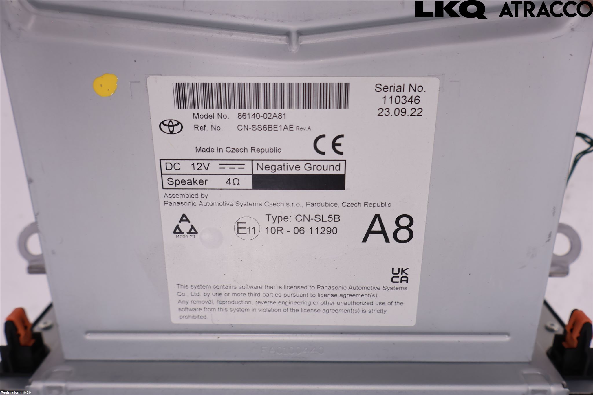 Toyota COROLLA 19- Cd Radio - Multimediapanel