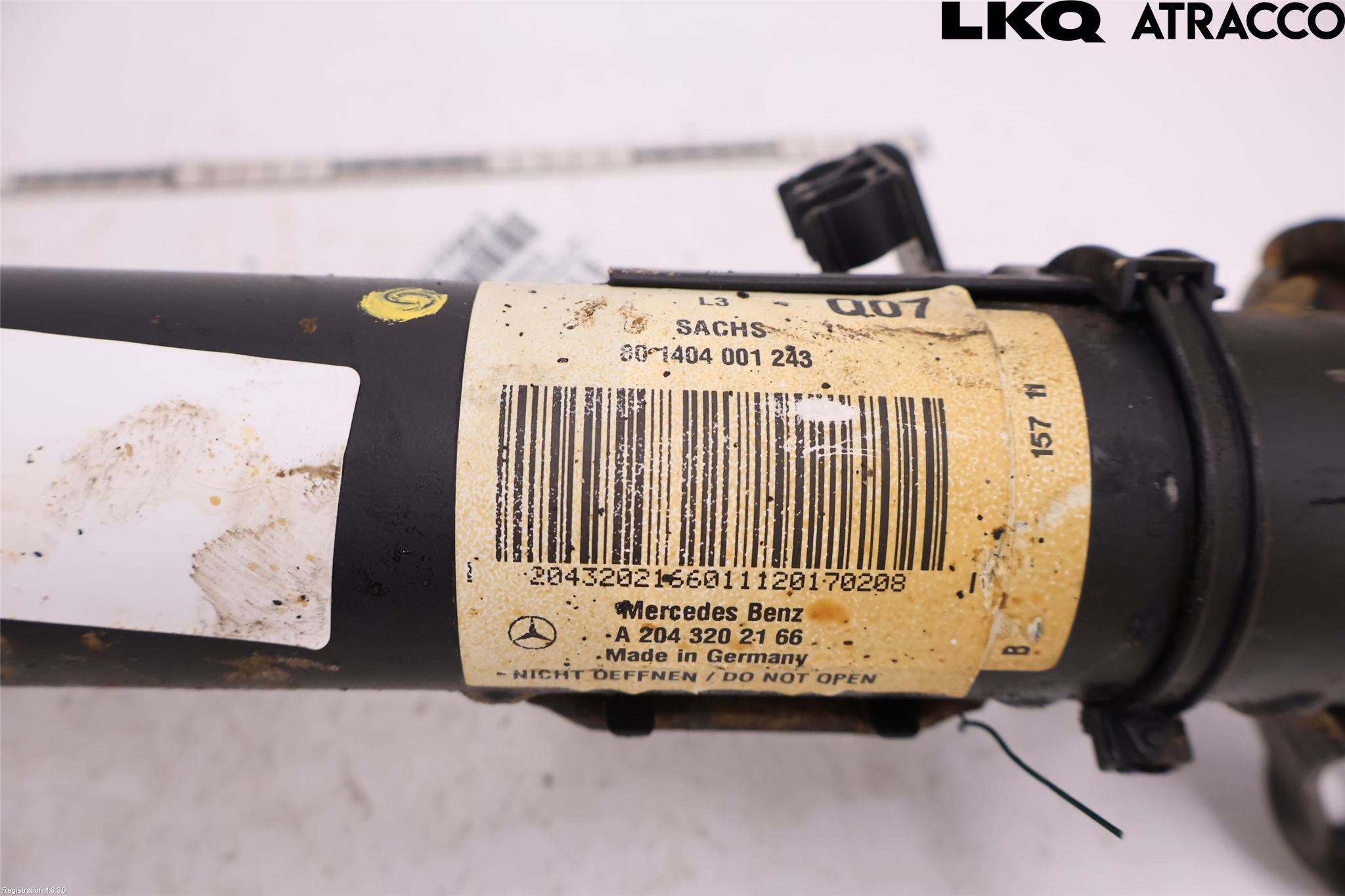 Mercedes-Benz MB C-KLASS (W204) 07-15 Fjäderben Fram Vänster