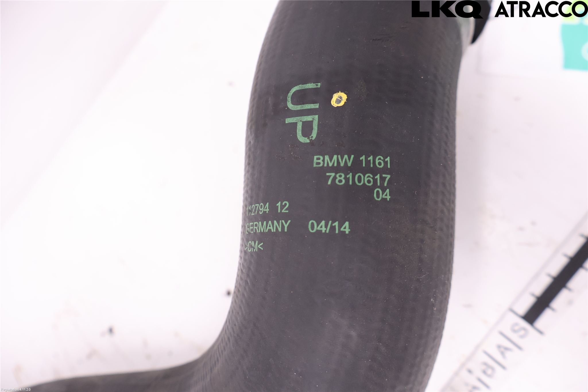 BMW 3 F30/F31/F80 12-19 Laddluft-Intercoolerrör