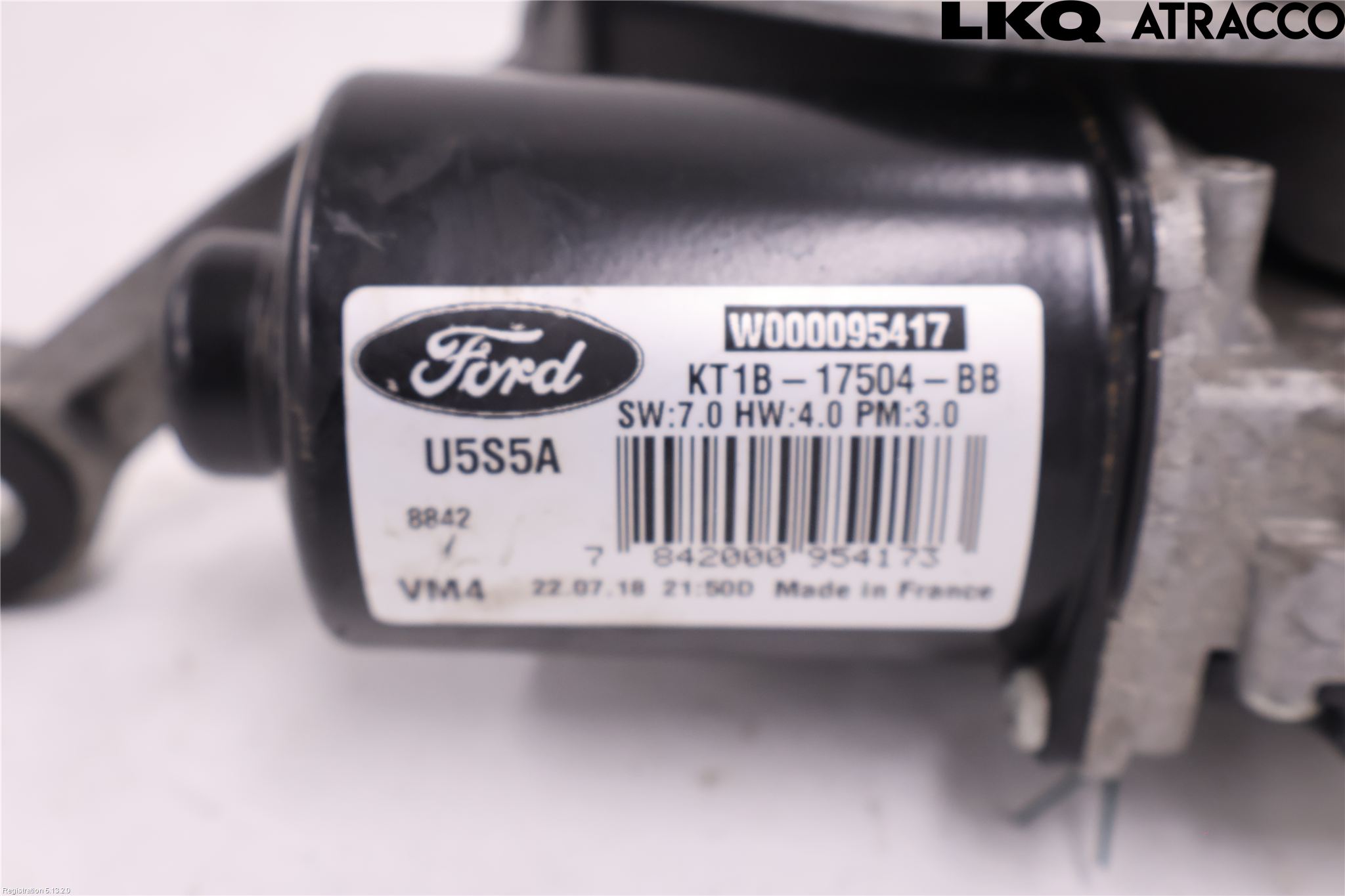 Ford TRANSIT/TOURNEO CONNECT 13-22 Torkarmotor Vindruta