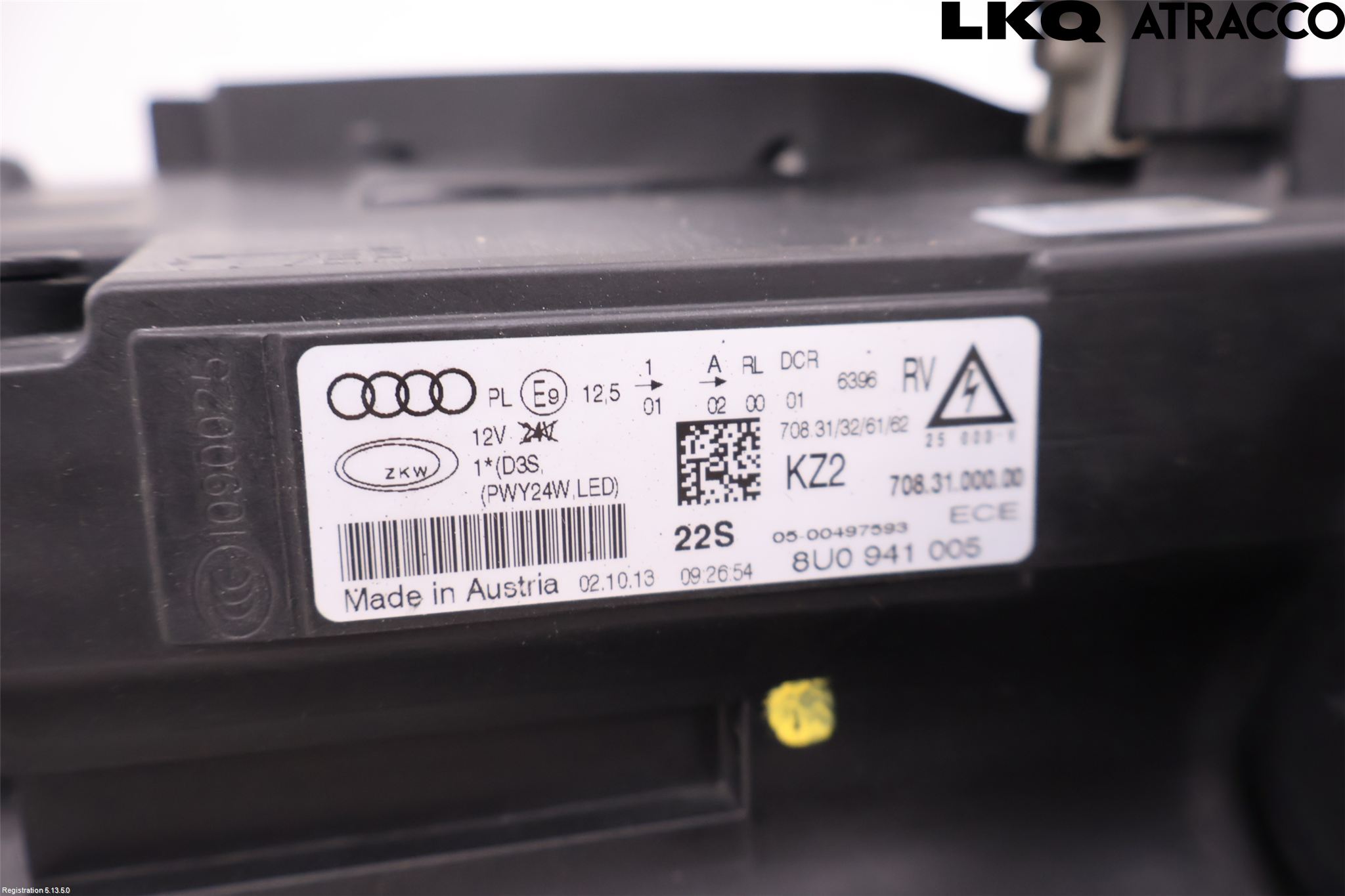 Audi Q3 8U 12-18 Strålkastare Vänster