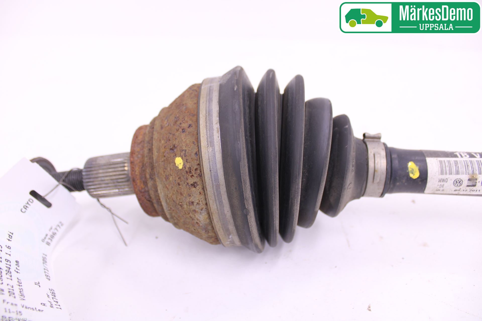 Volkswagen VW CADDY 11-15 Drivaxel Fram Vänster