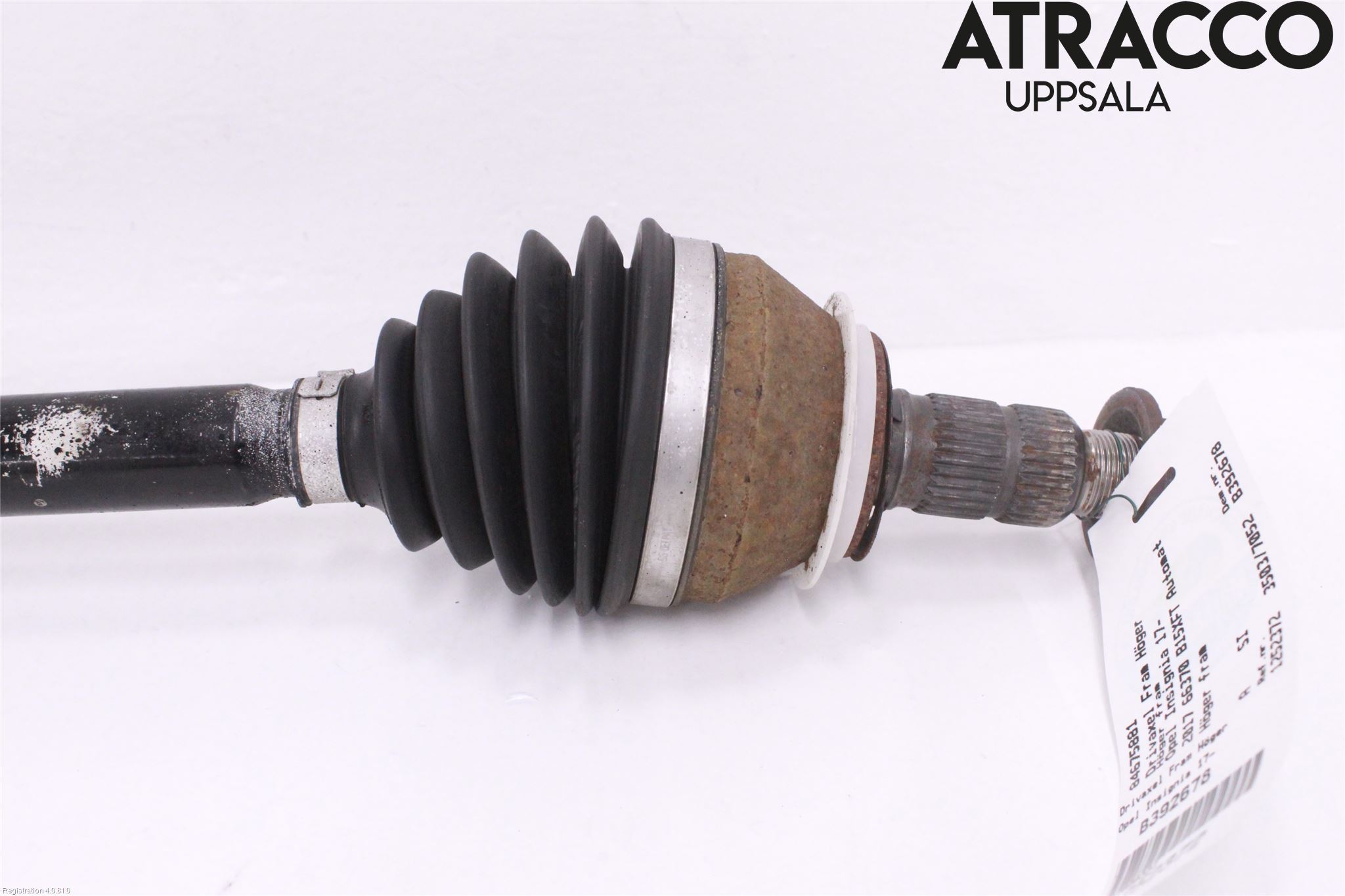 Opel INSIGNIA 17- Drivaxel Fram Höger