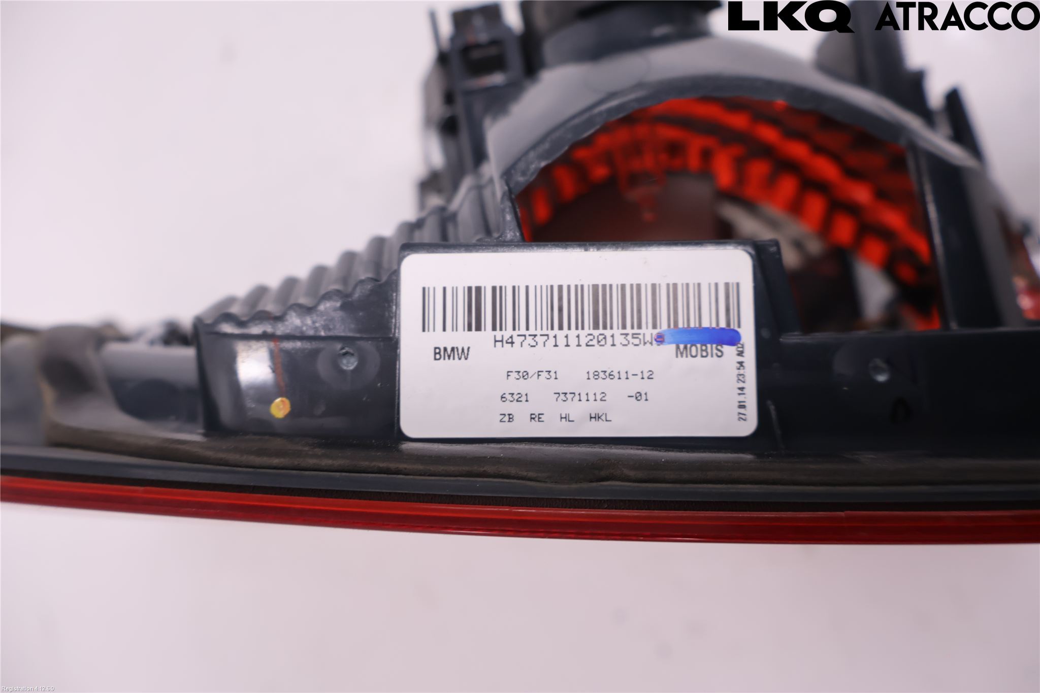 BMW 3 F30/F31/F80 12-19 Bakljus Lucka Hö