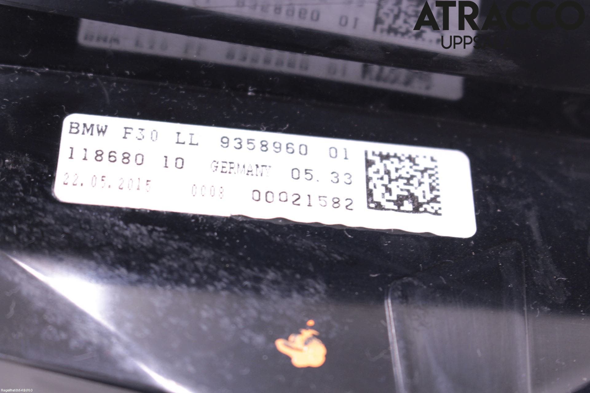 BMW 3 F30/F31/F80 12-19 Bildskärm