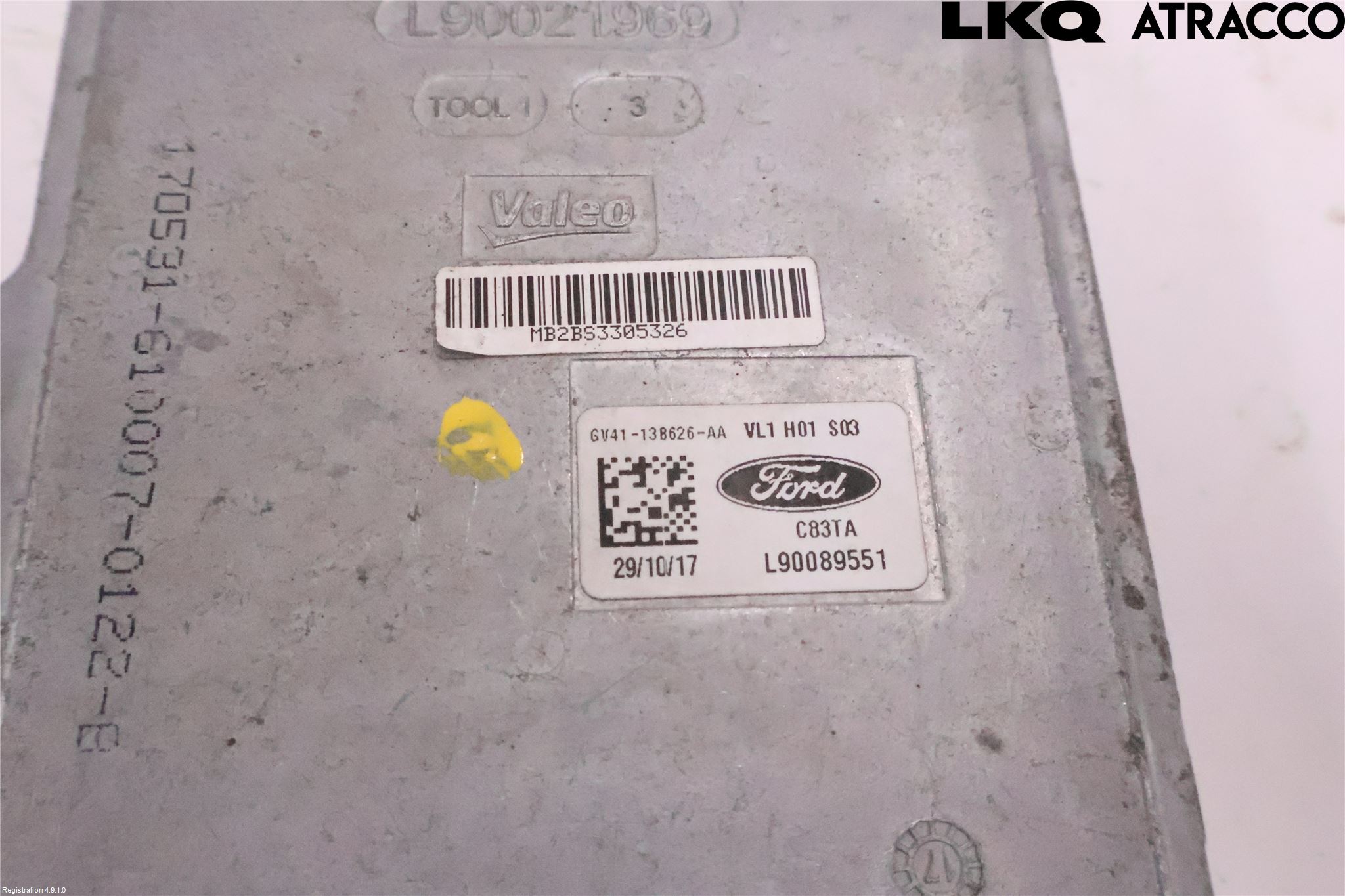 Ford KUGA 17-19 Styrenhet Strålkastare