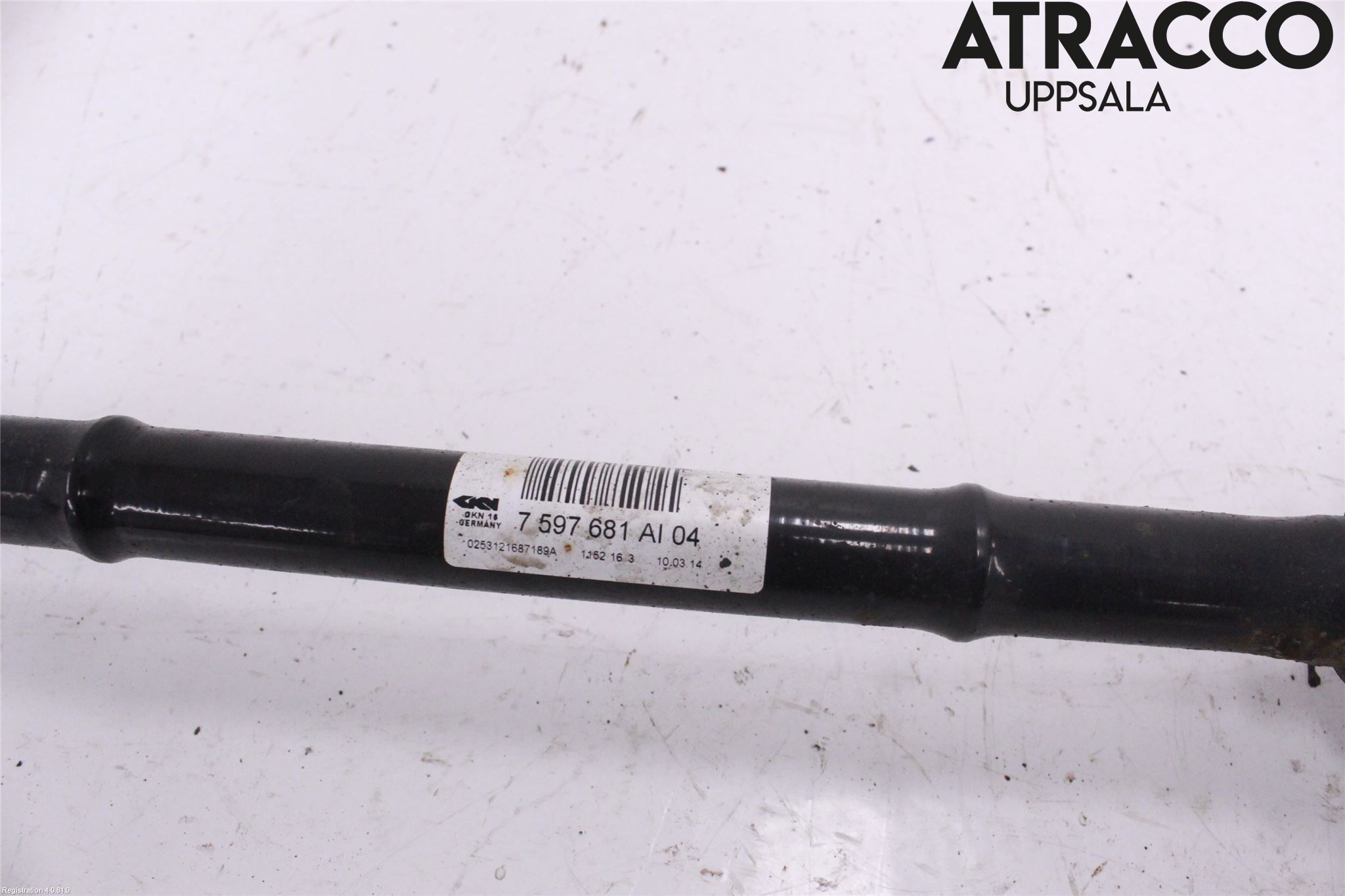 BMW 3 GT F34 13-19 Drivaxel Bak Vänster