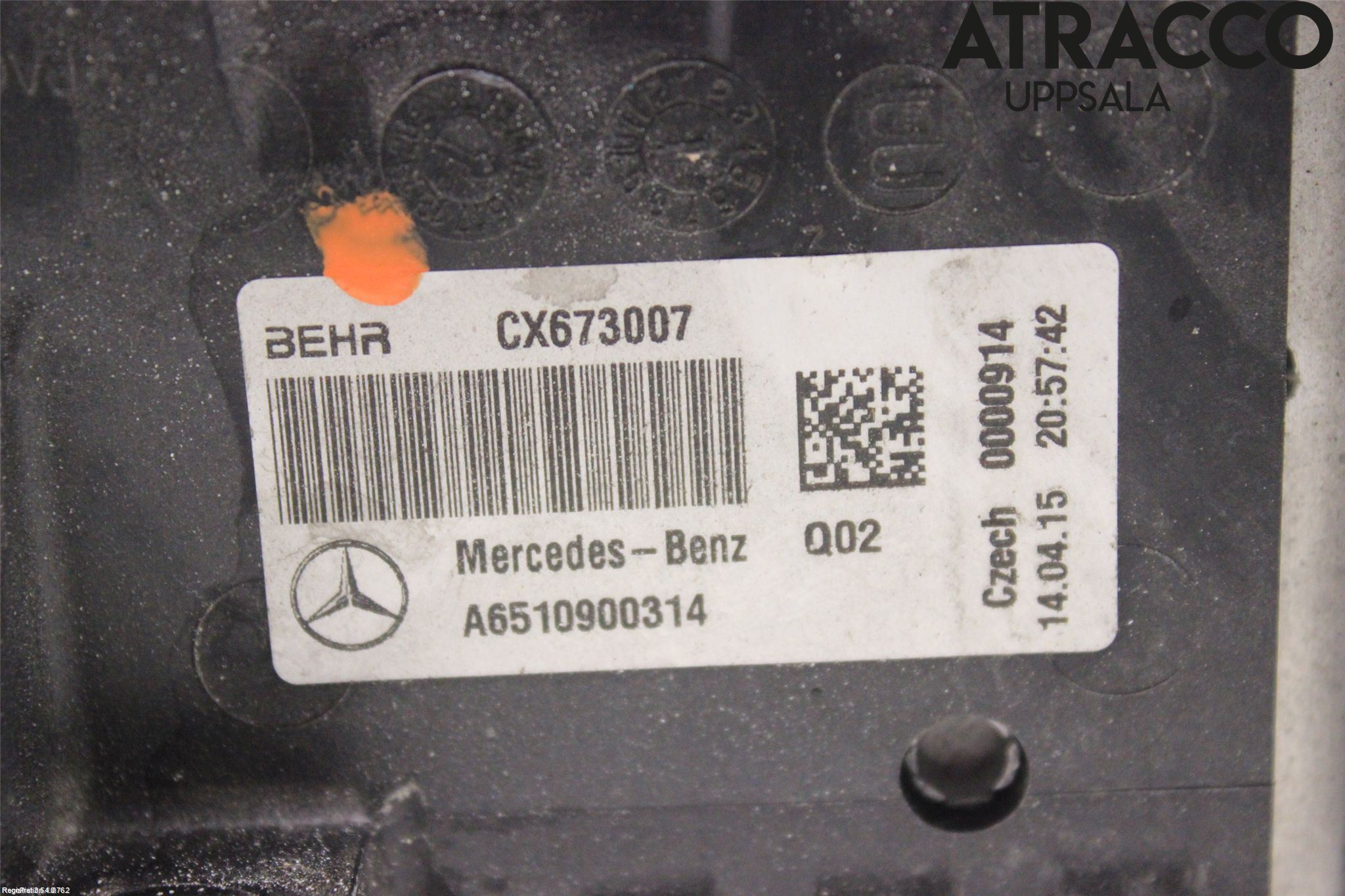 Mercedes-Benz MB C-KLASS (W205) 14-21 Laddluft-Intercooler Kyl