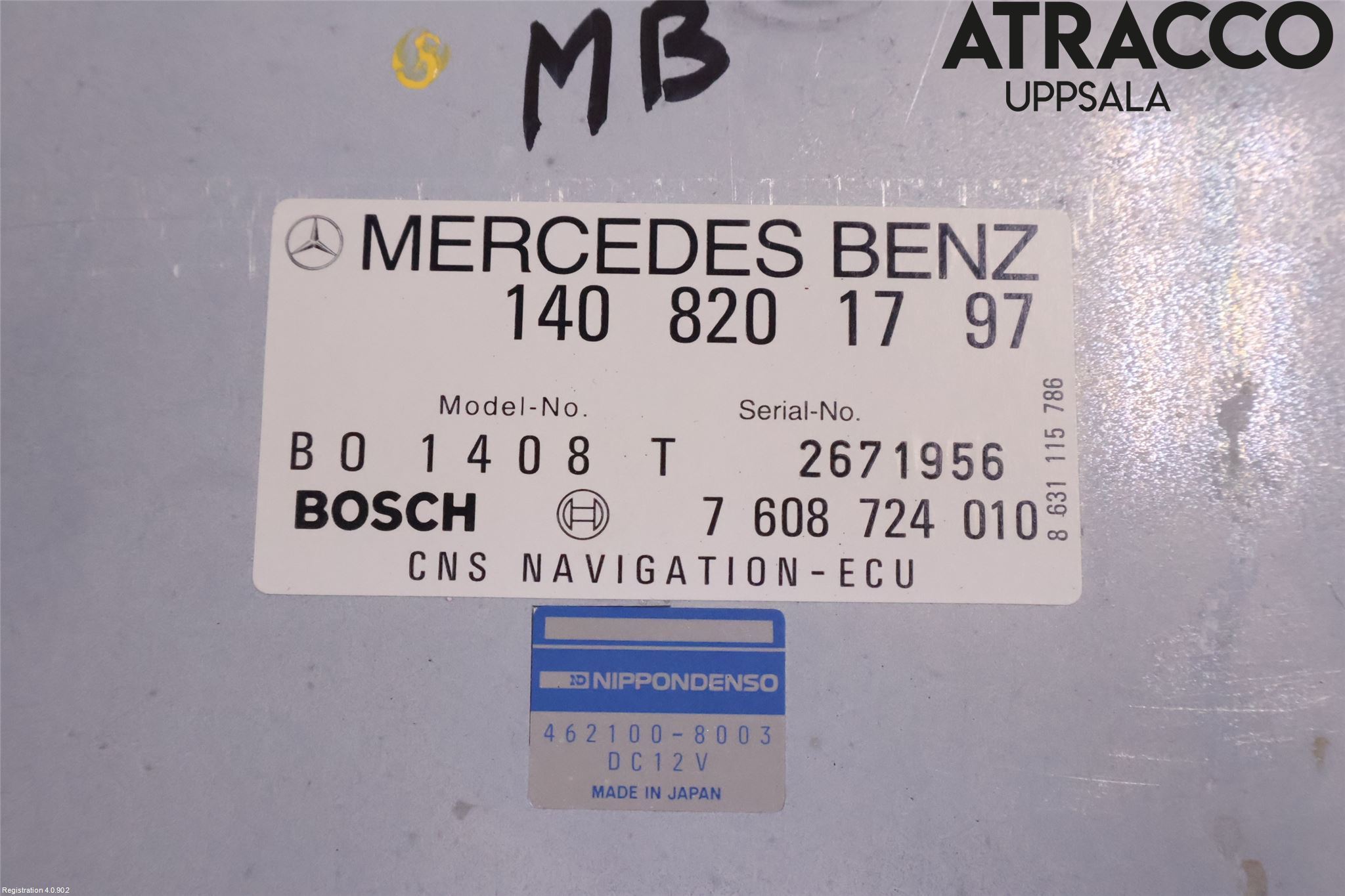 Mercedes-Benz MB S/CL-KLASS (W140) 91-98 Styrenhet Övrigt