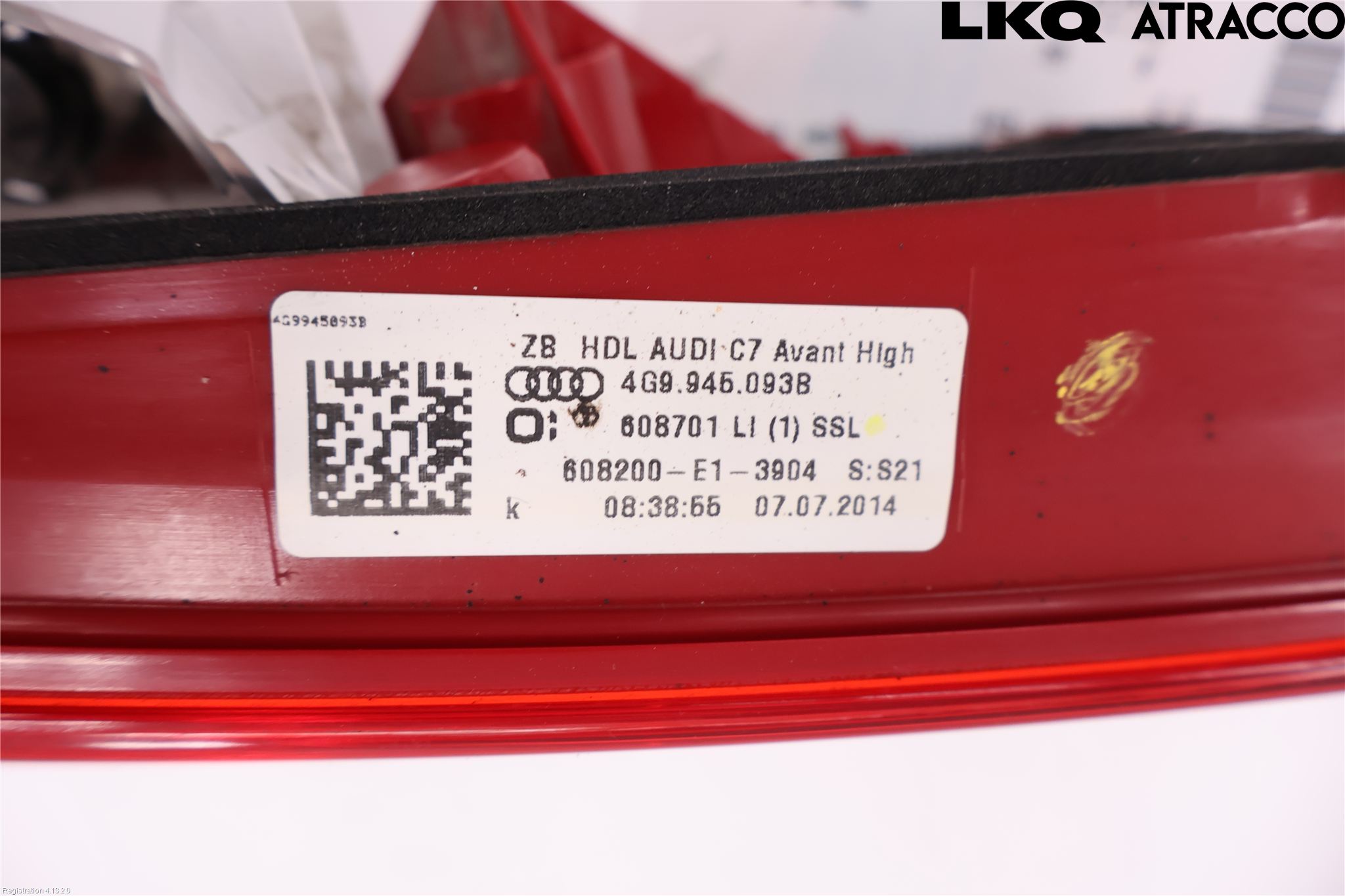 Audi A6/S6 4G 11-18 Bakljus Lucka Vä