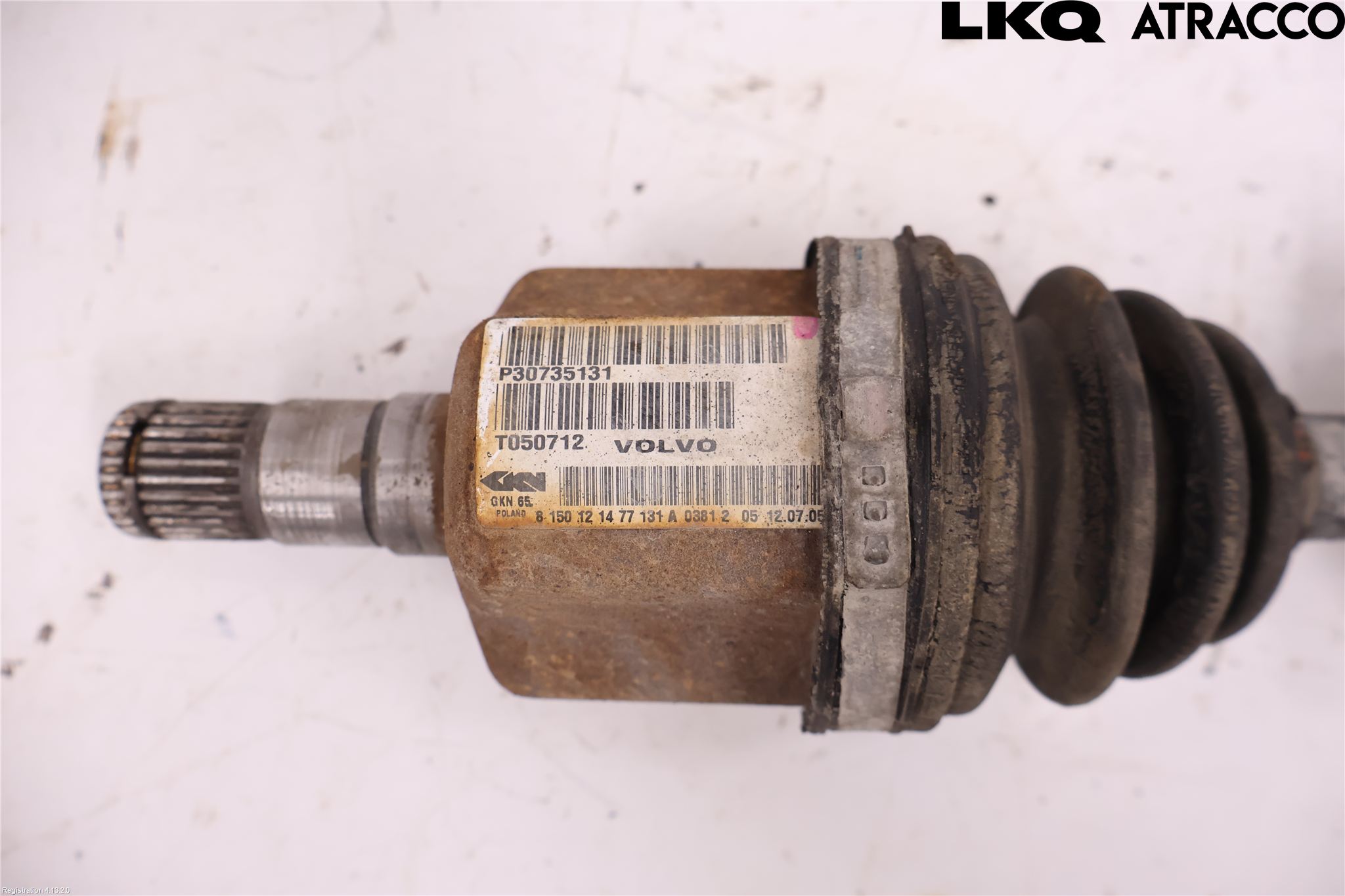Volvo S60 05-10 Drivaxel Fram Vänster