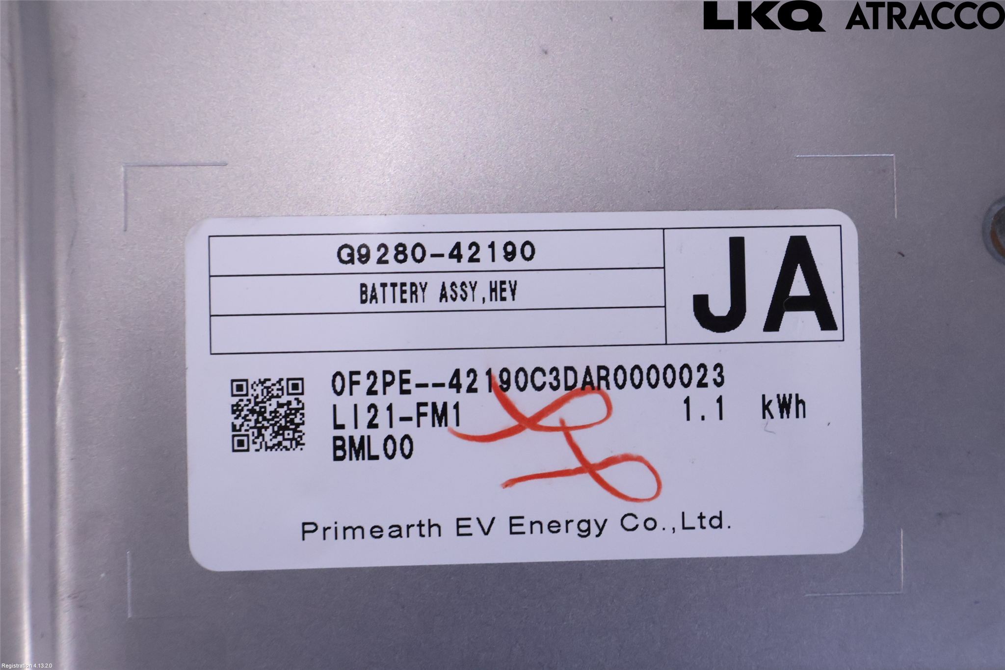 Toyota RAV4 19- Batteri Högspänning