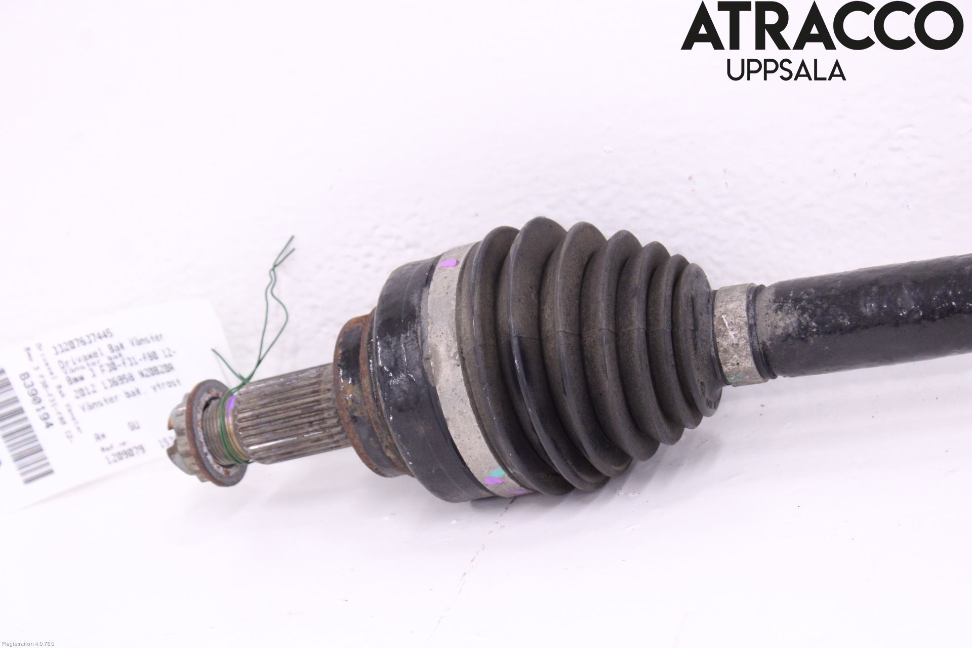 BMW 3 F30/F31/F80 12-19 Drivaxel Bak Vänster