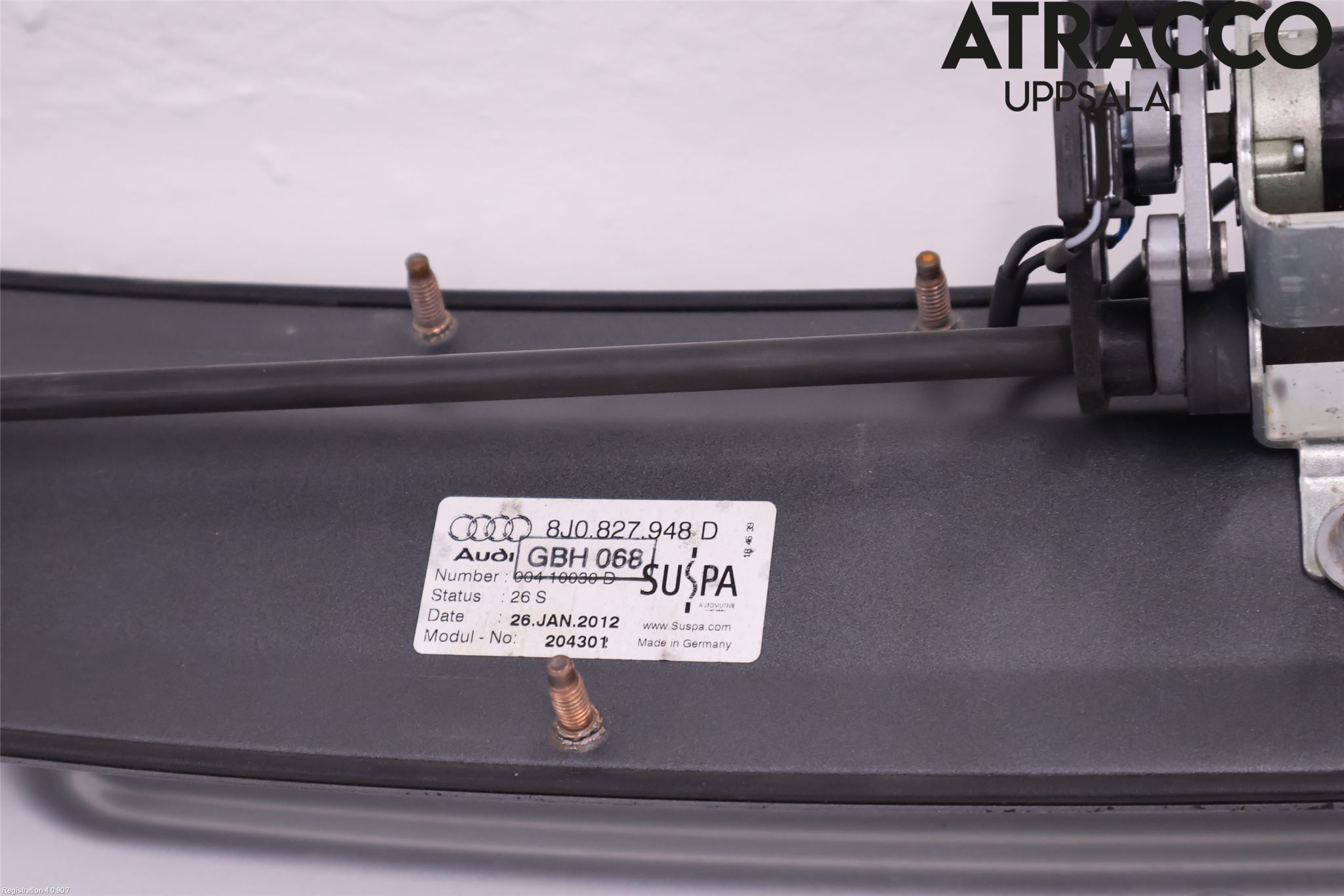 Audi TT/TTS 07-14 Spoiler Baklucka