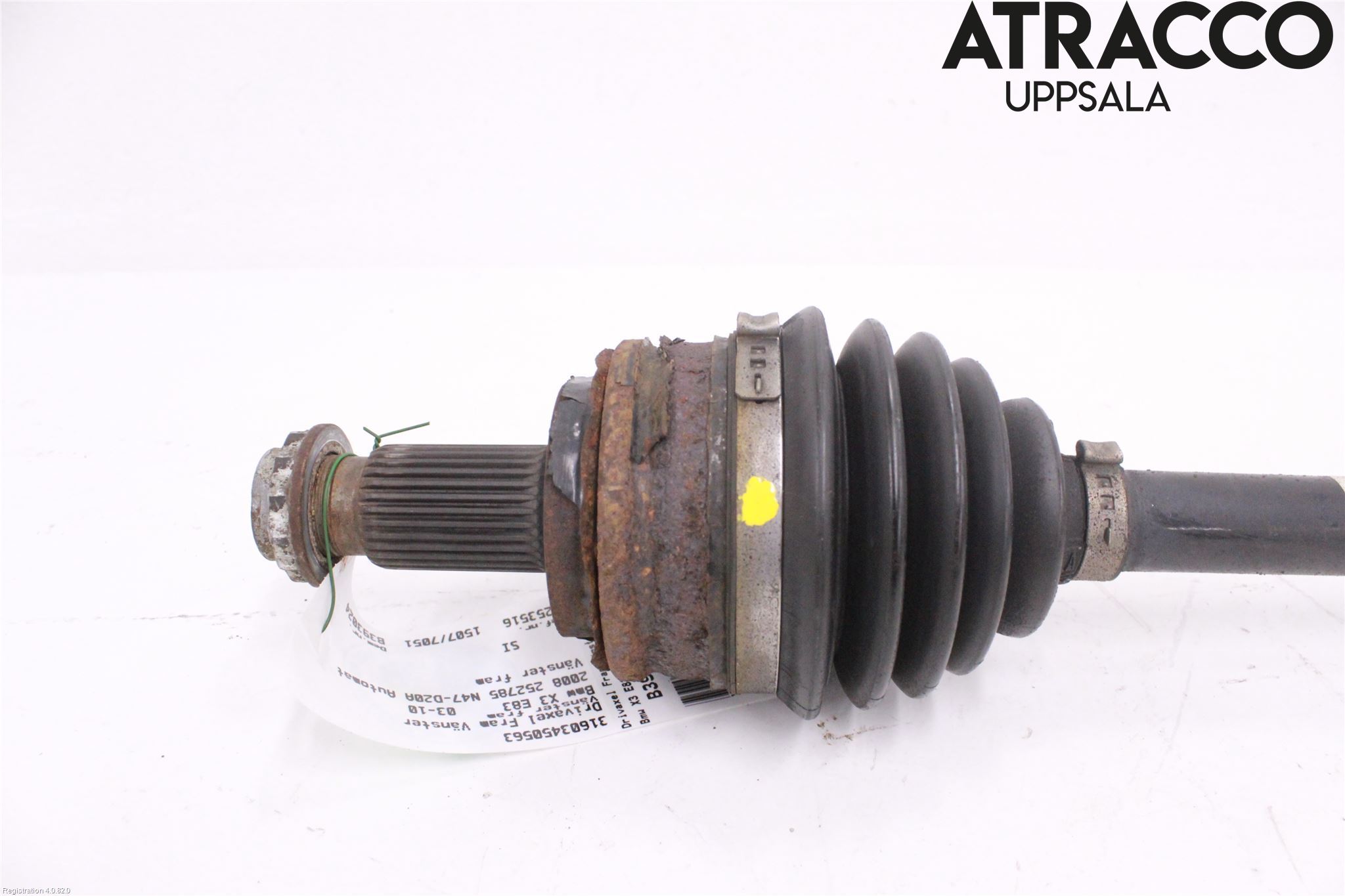 BMW X3 E83     03-10 Drivaxel Fram Vänster