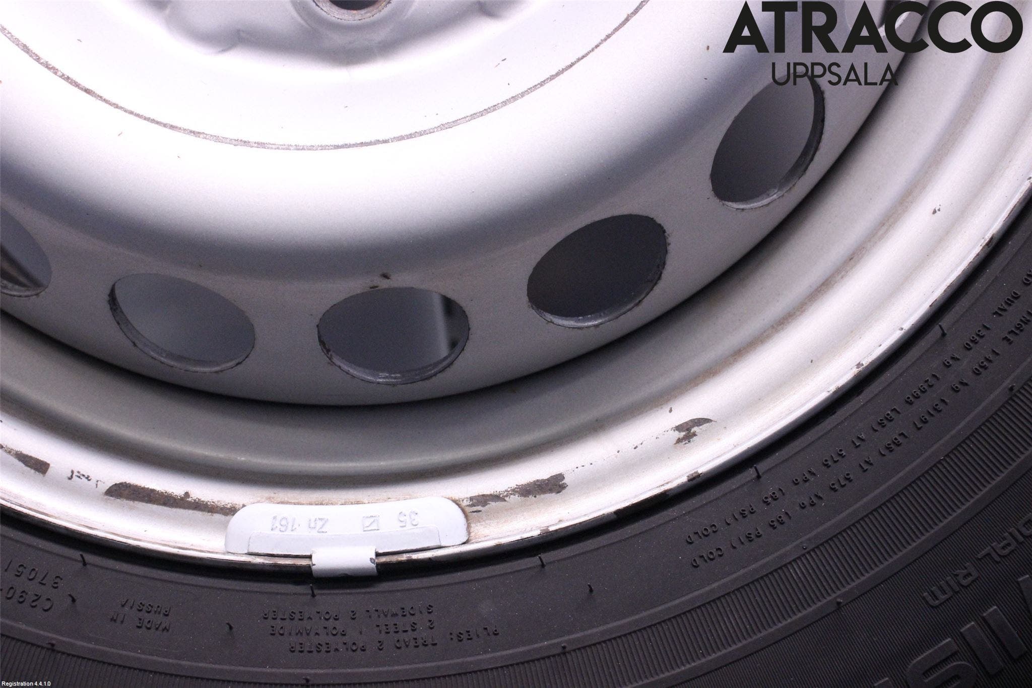 Volkswagen VW CRAFTER 06-16 Sommardäck Plåtfälg 4St