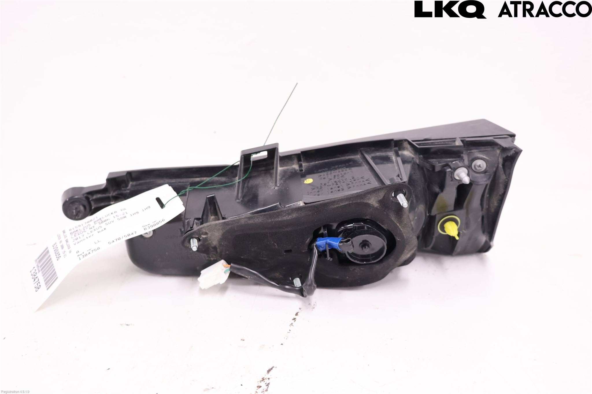 Lexus NX 300h 15-21 Bakljus Lucka Vä