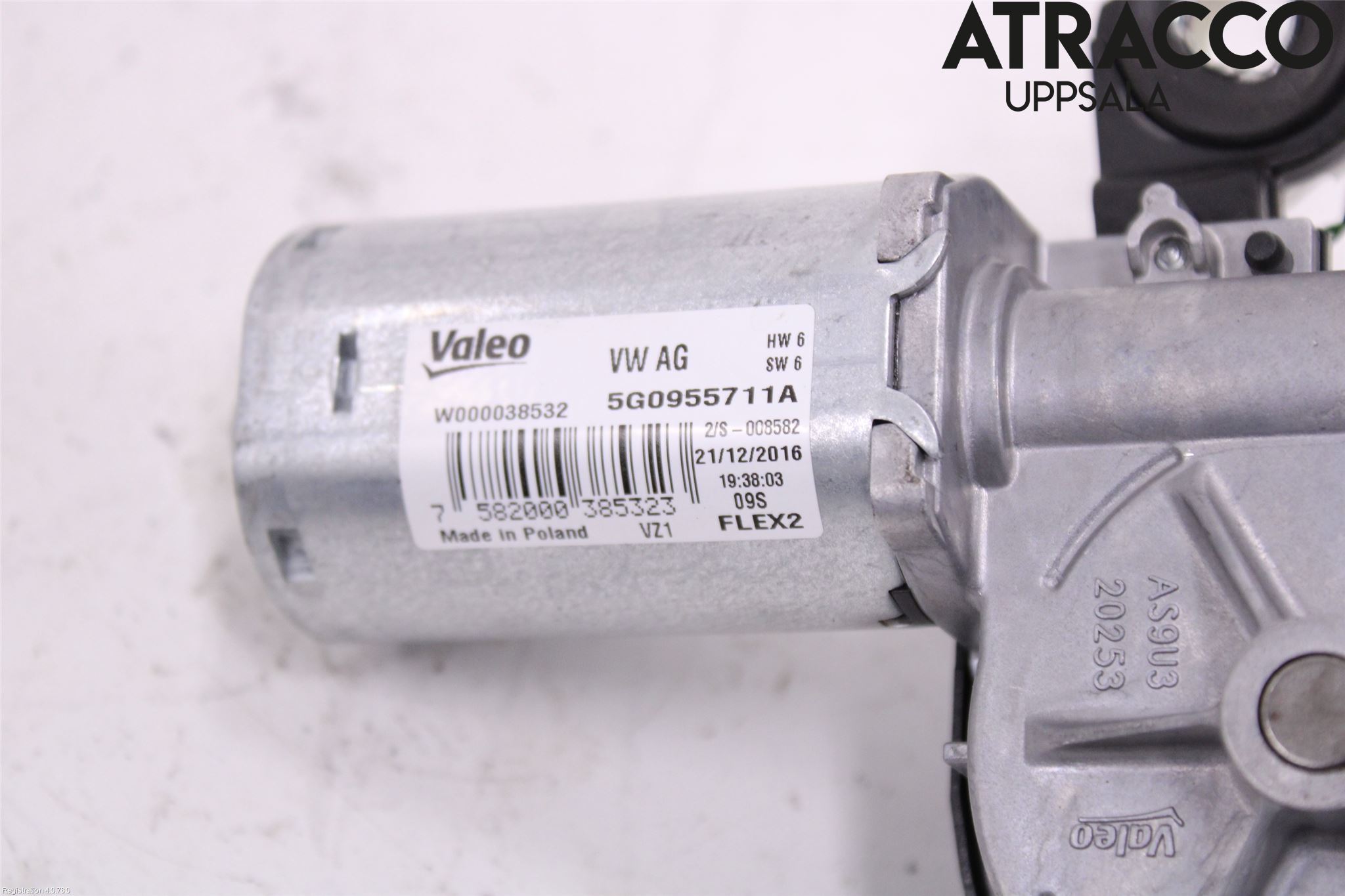 Volkswagen VW GOLF / E-GOLF VII 13-20 Torkarmotor Baklucka