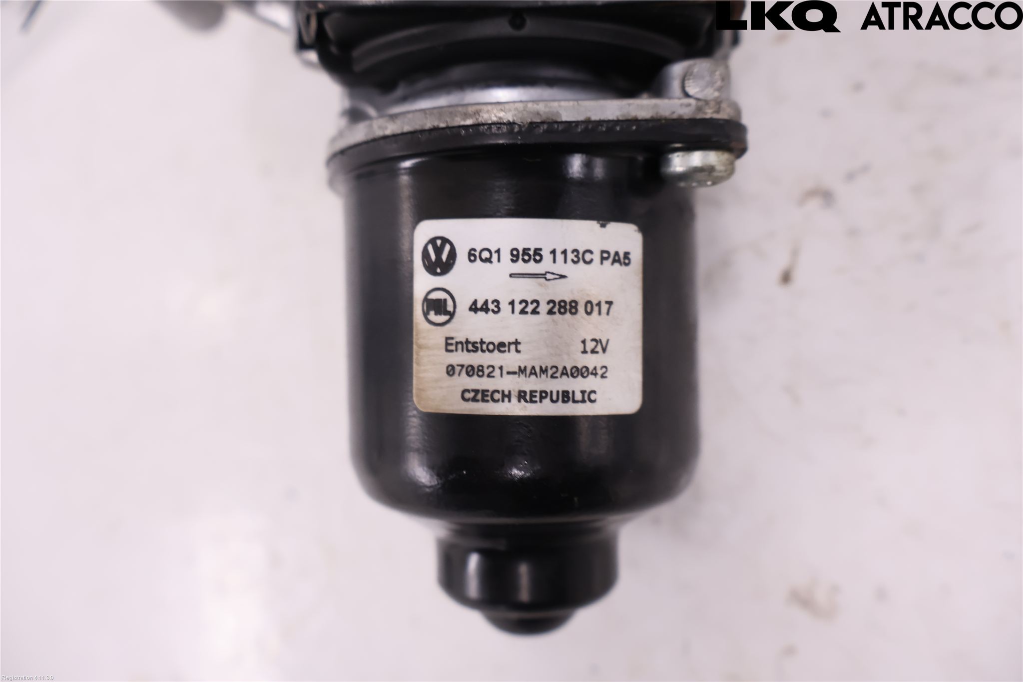 Volkswagen VW POLO 05-09 Torkarmotor Vindruta