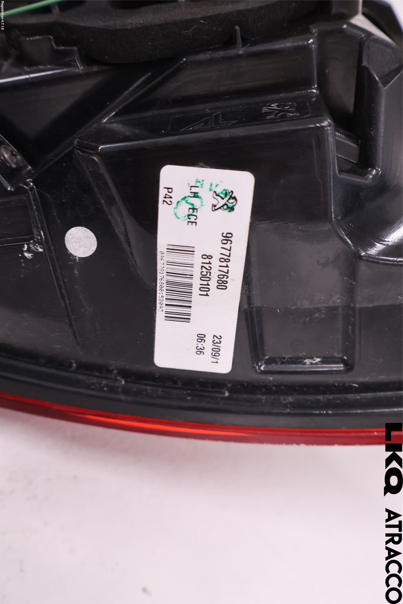 Peugeot 308 14-21 Bakljus Vänster