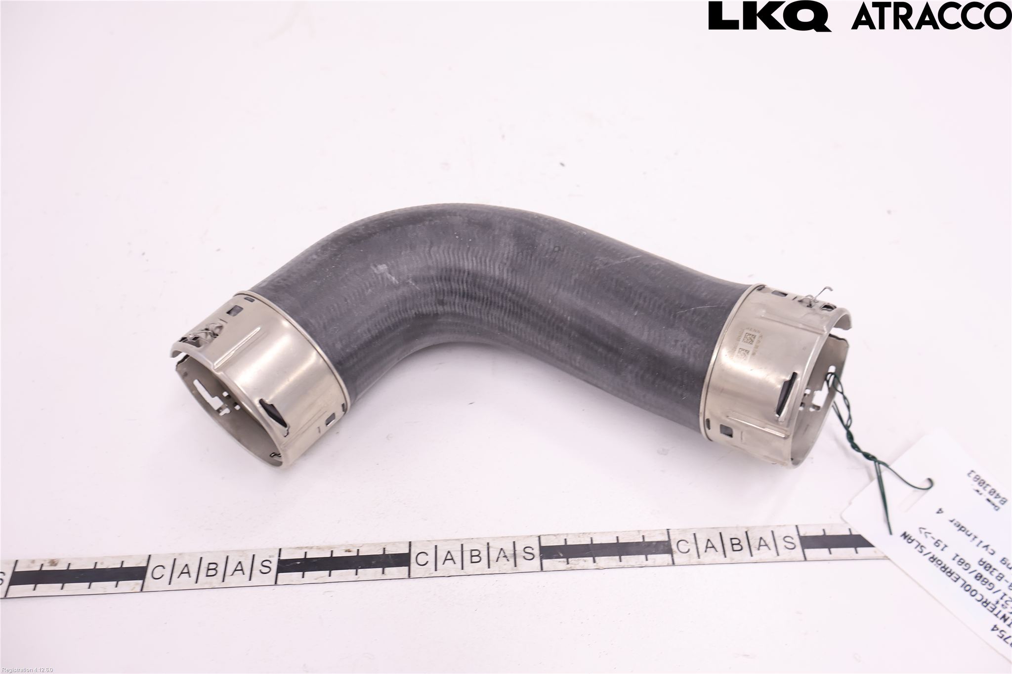 BMW 3 G20/G21/G80/G81 19- Laddluft-Intercoolerrör