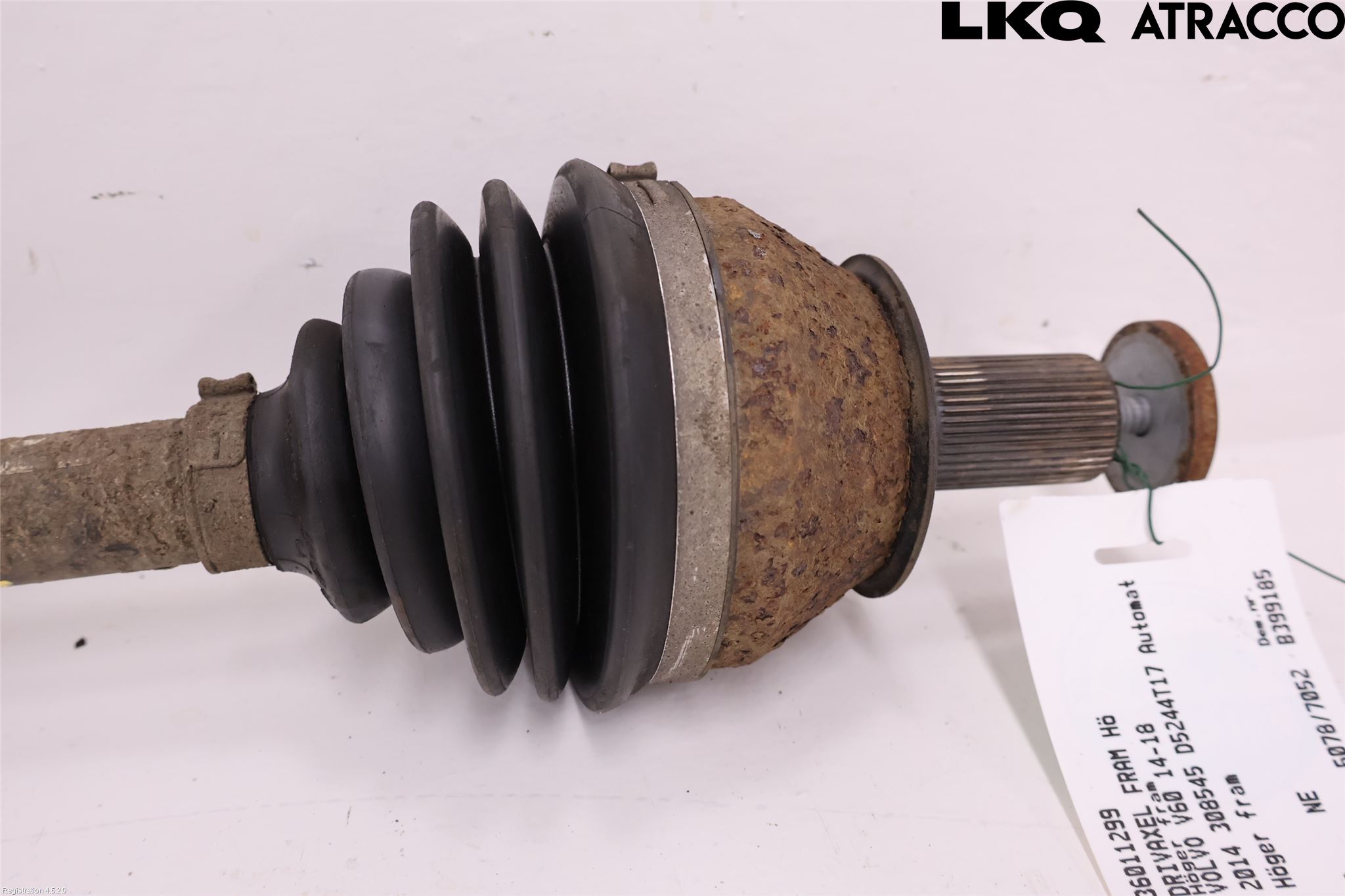 Volvo V60 14-18 Drivaxel Fram Höger