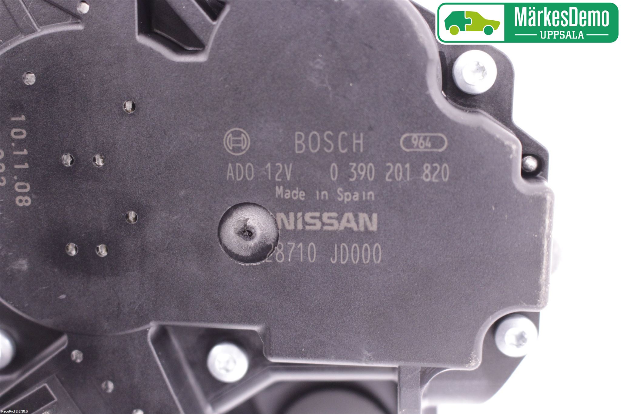 Nissan QASHQAI 10-14 Torkarmotor Baklucka