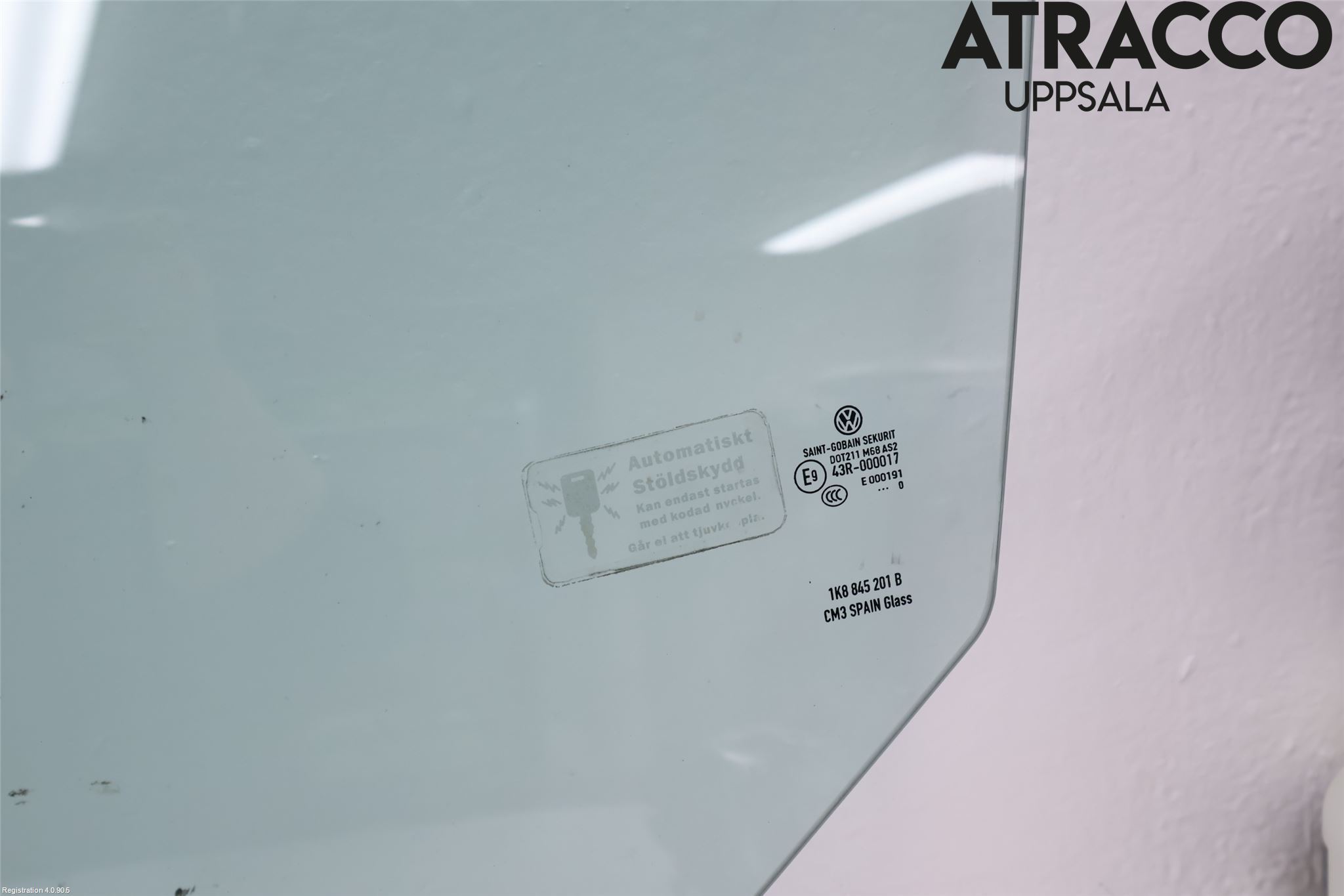 Volkswagen VW SCIROCCO 09-17 Dörruta Fram Vänster