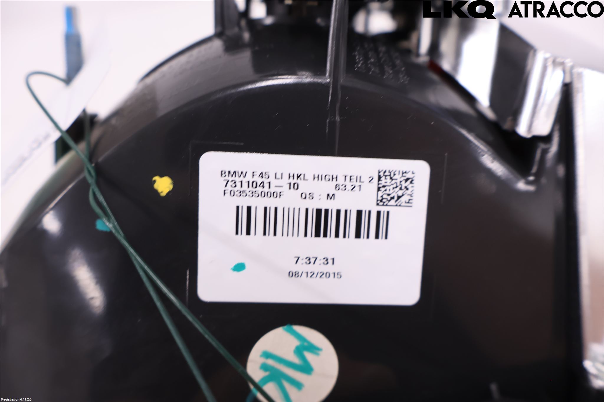 BMW 2 F45 Active Tourer 14-21 Bakljus Lucka Vä