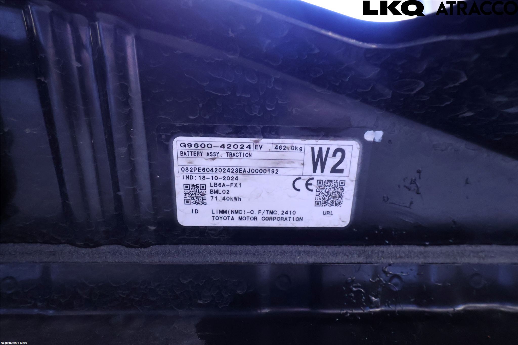 Toyota bZ4X EA10 22- Batteri Högspänning