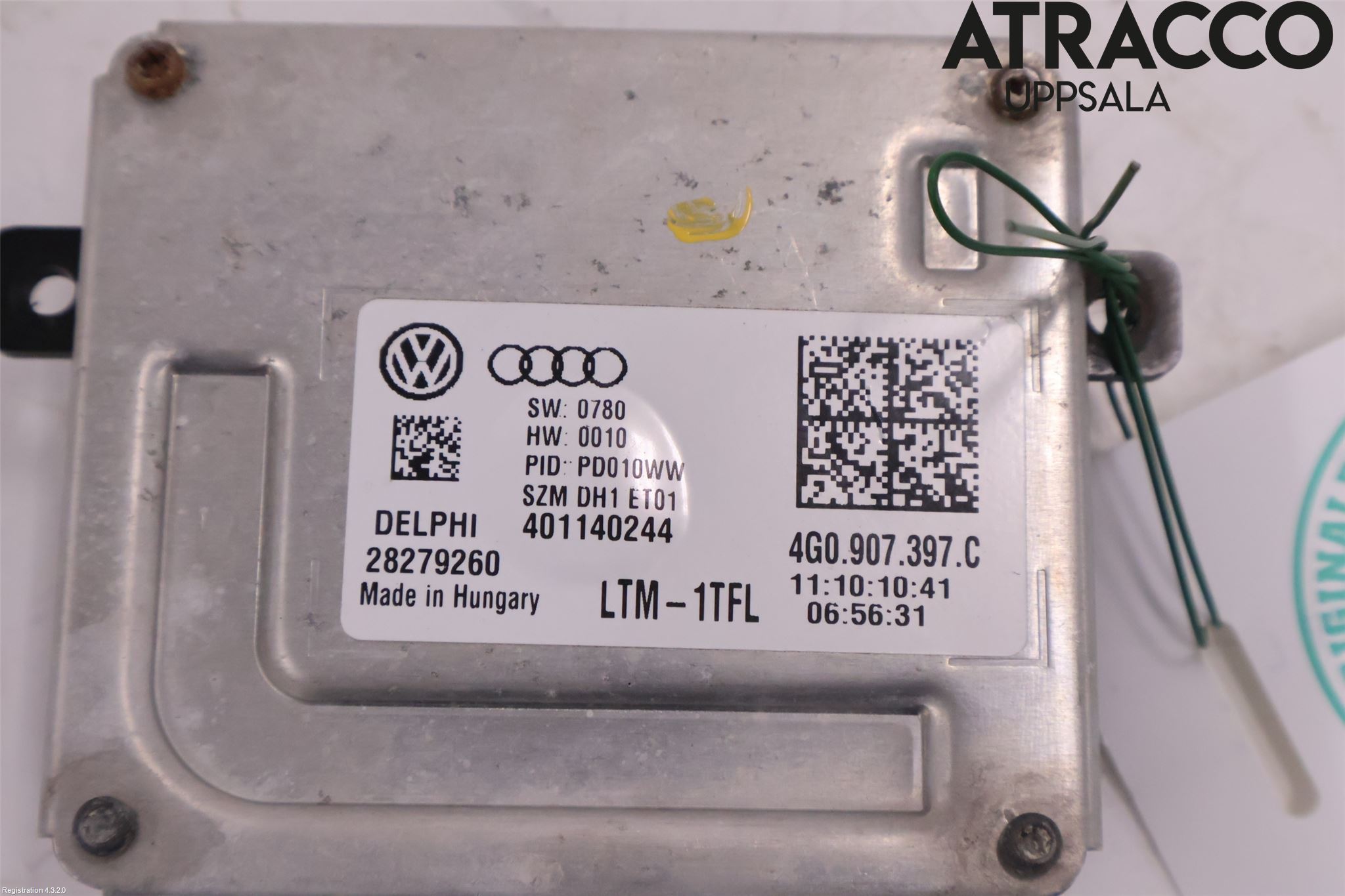 Audi A7/S7 4G 11-17 Styrenhet Strålkastare