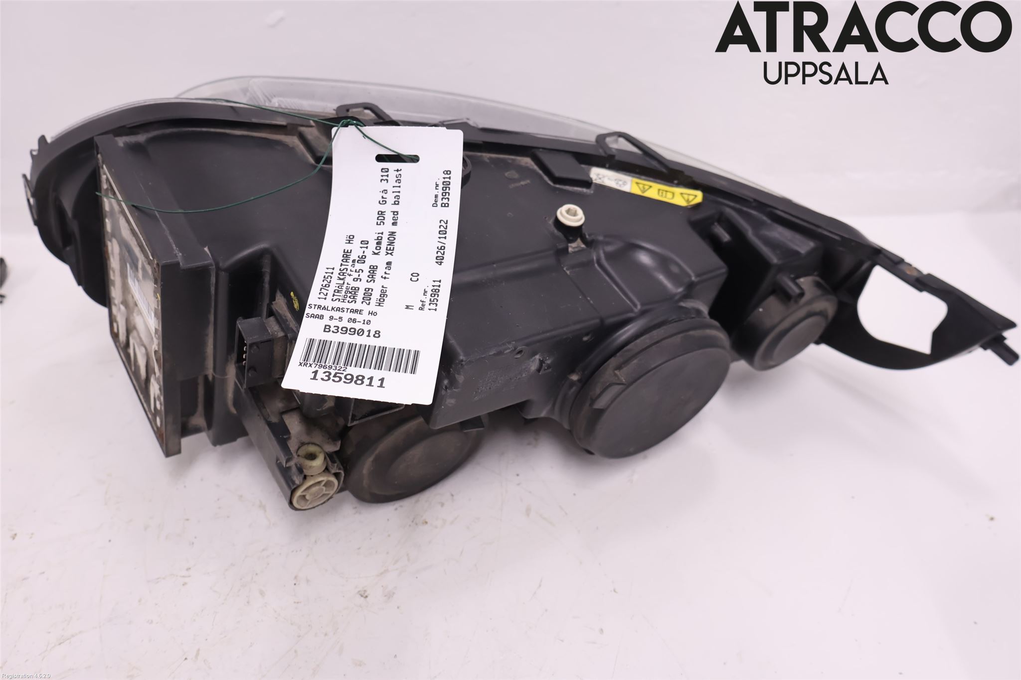 Saab 9-5     06-10 Strålkastare Höger