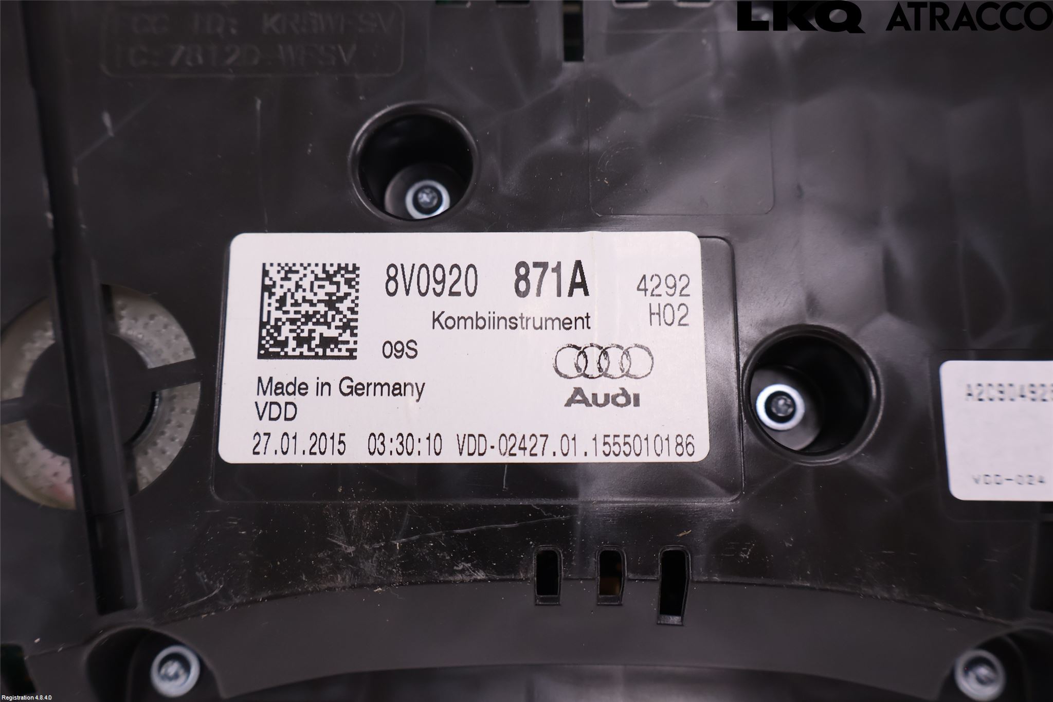 Audi A3/S3 8V 13-20 Instrument Komb