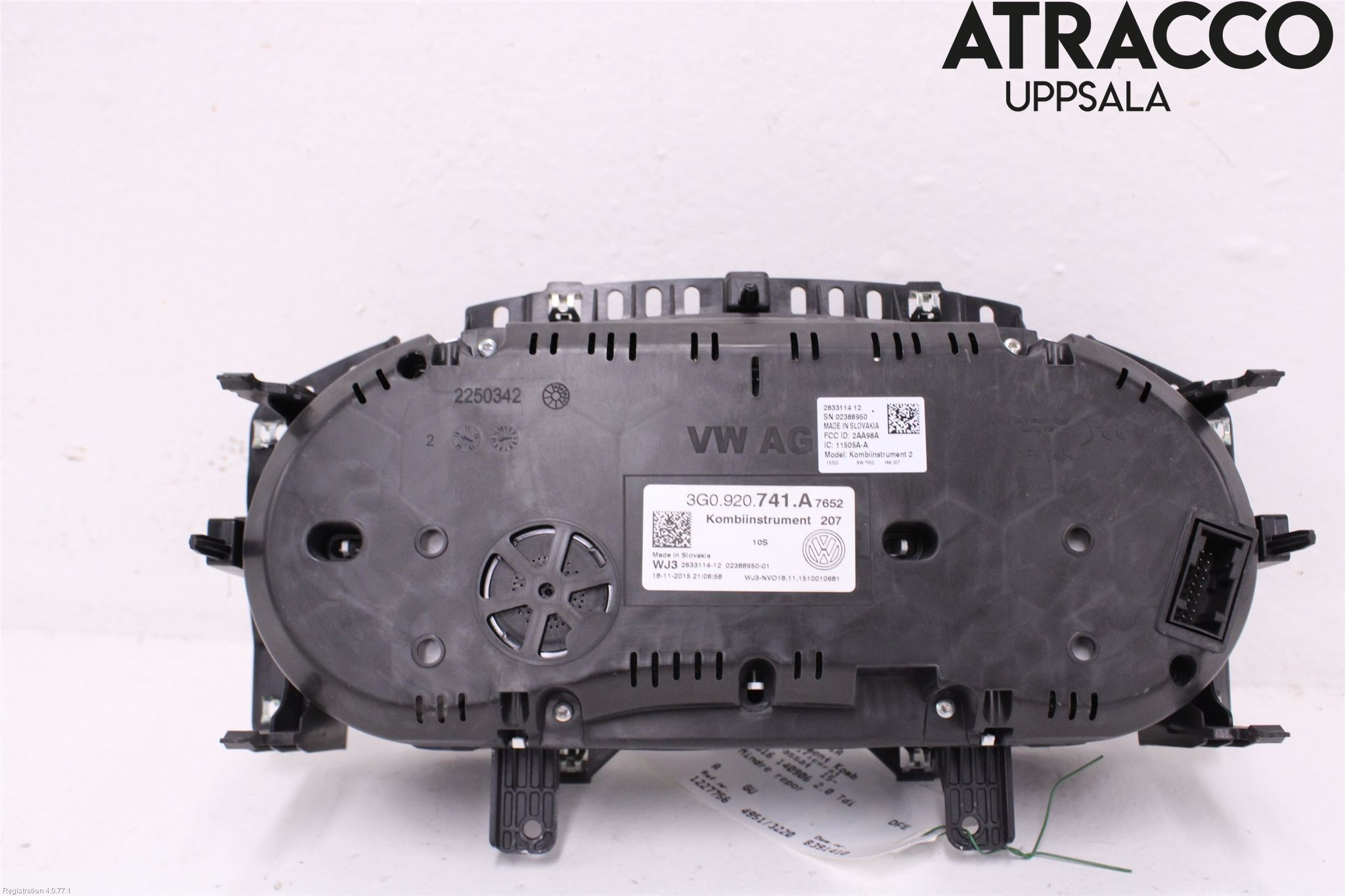 Volkswagen VW PASSAT 15-19 Instrument Komb