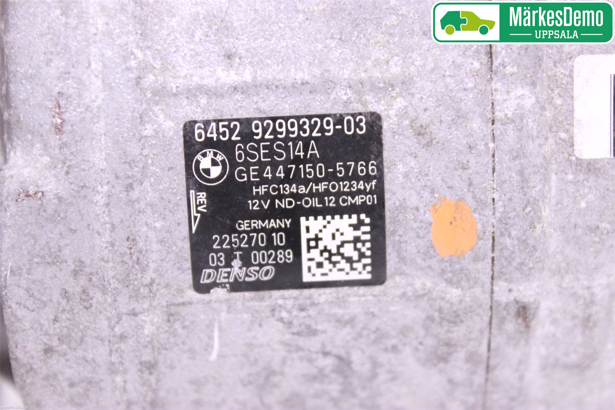 BMW 3 F30/F31/F80 12-19 Ac Kompressor