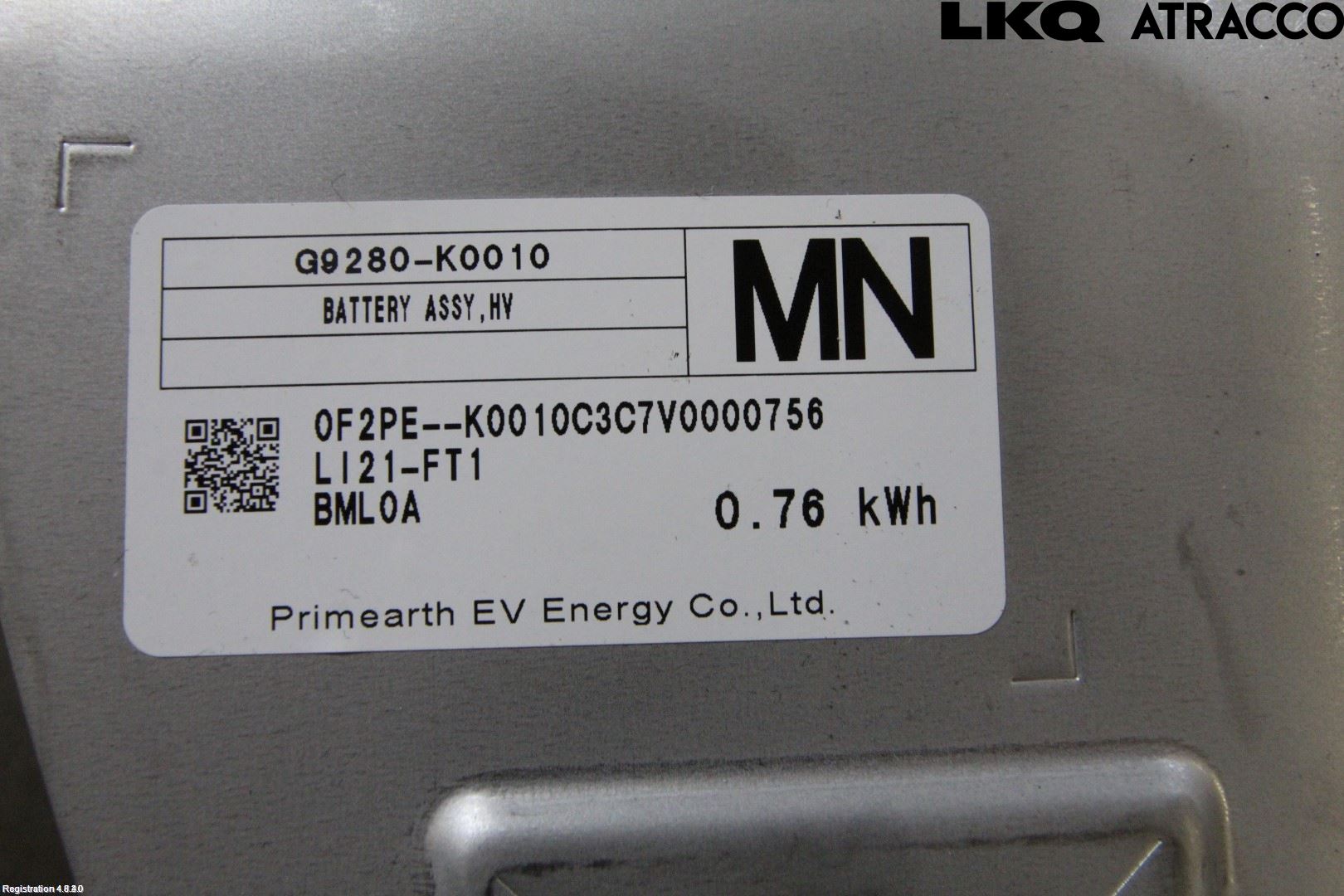 Toyota YARIS XP21 20- Batteri Högspänning