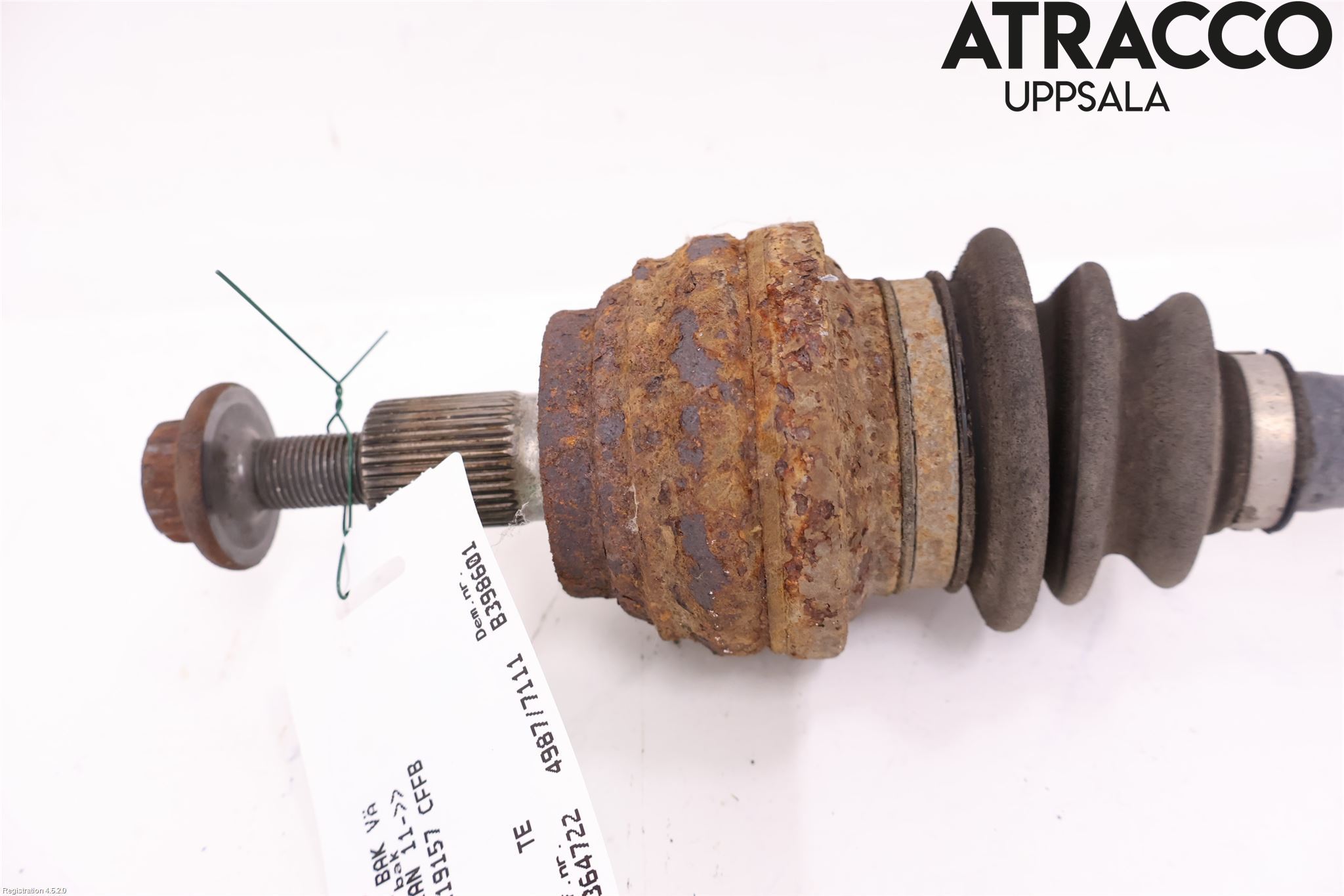 Volkswagen VW SHARAN 11- Drivaxel Bak Vänster
