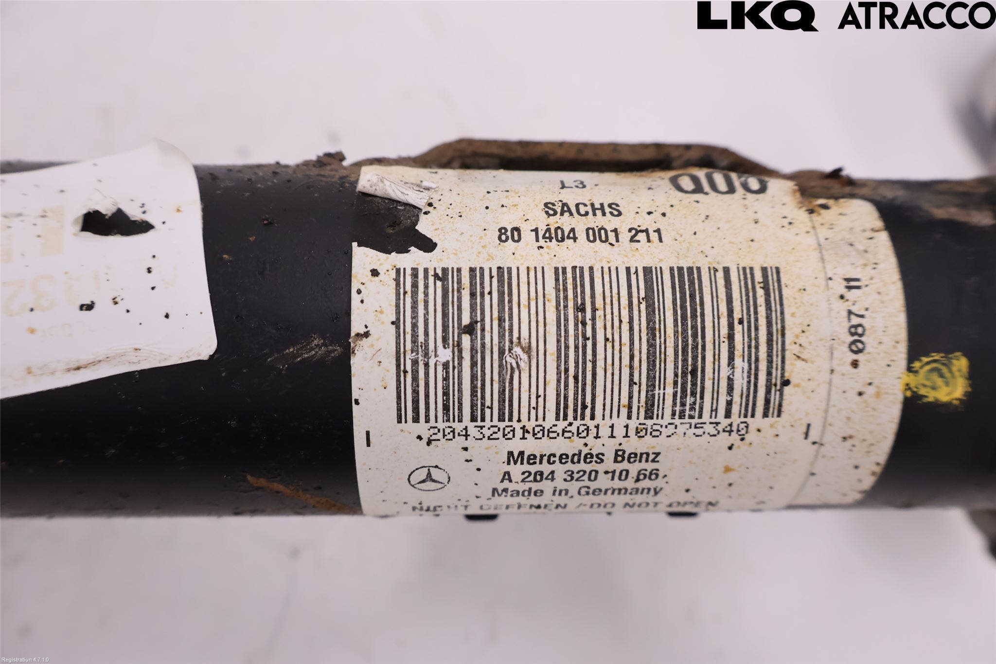 Mercedes-Benz MB C-KLASS (W204) 07-15 Fjäderben Fram Vänster