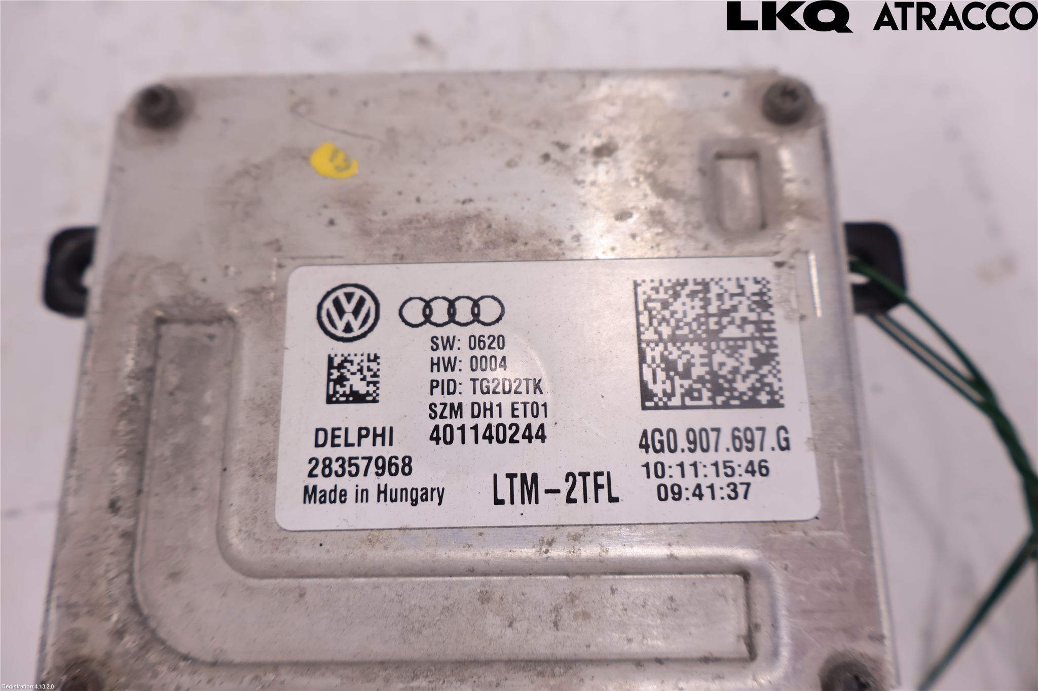 Volkswagen VW CADDY 16-20 Styrenhet Strålkastare