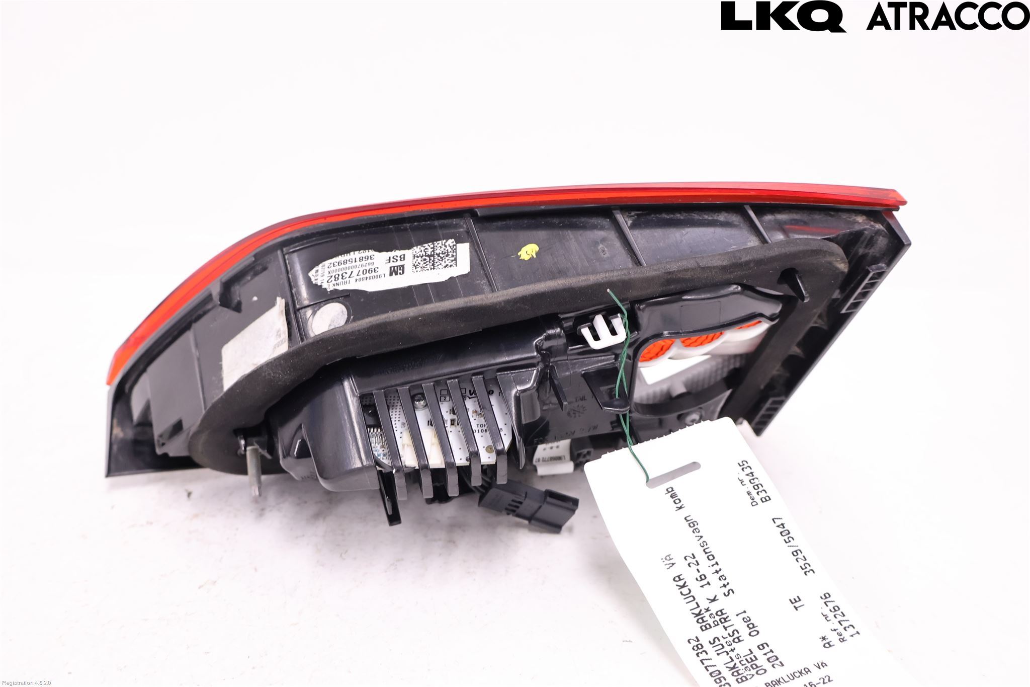 Opel ASTRA K 16-22 Bakljus Lucka Vä