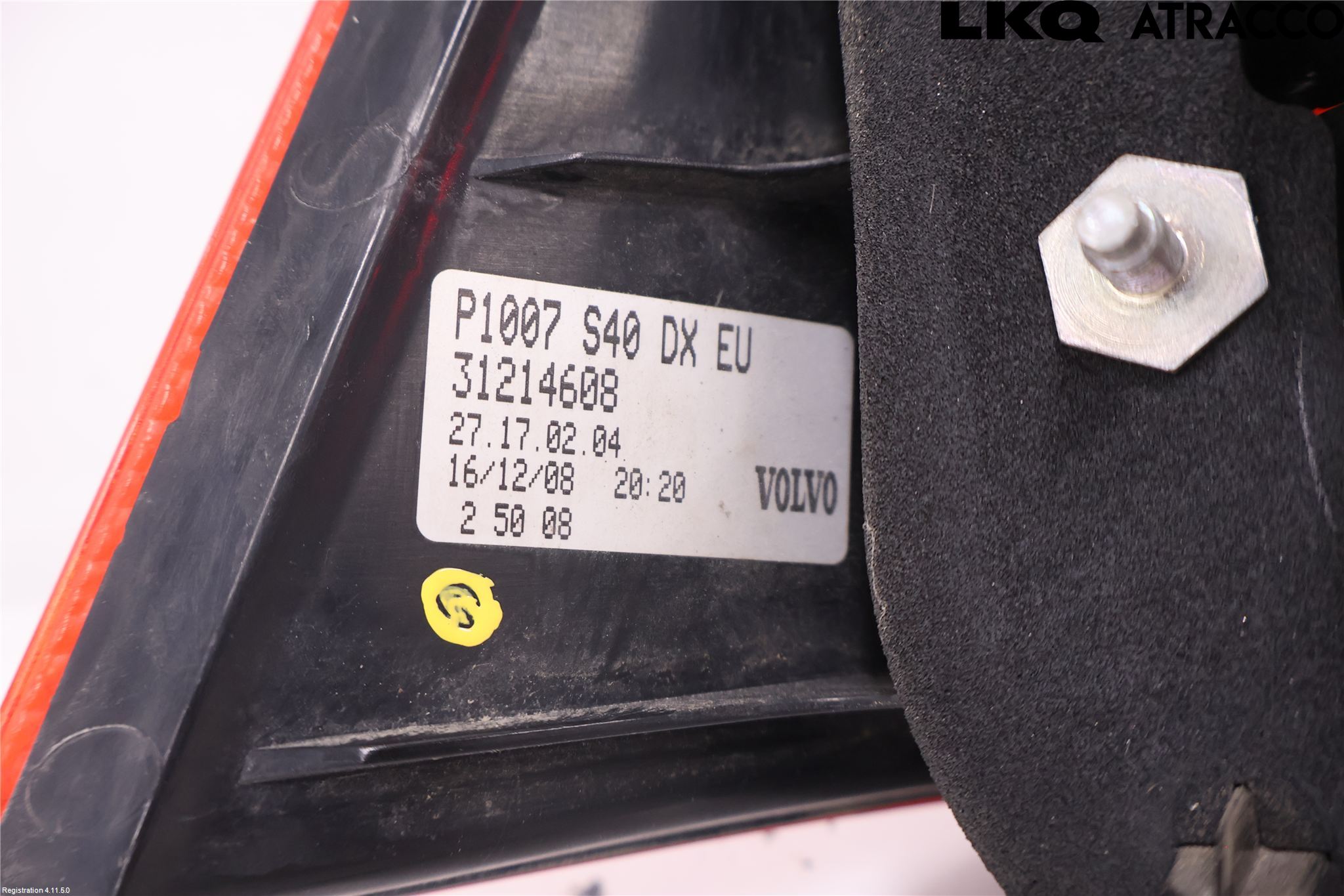 Volvo S40 08-12 Bakljus Höger