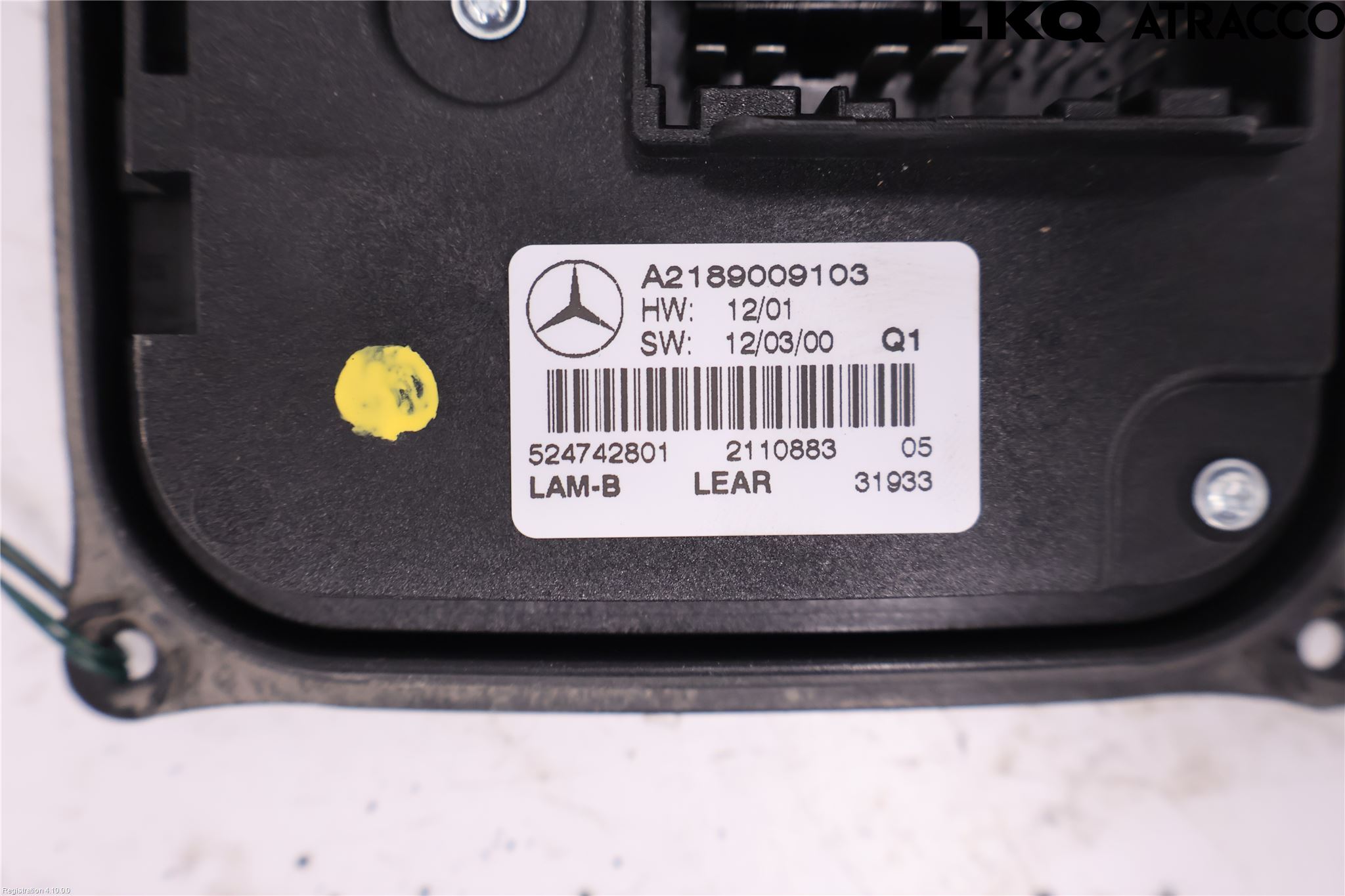 Mercedes-Benz MB C-KLASS (W204) 07-15 Styrenhet Strålkastare