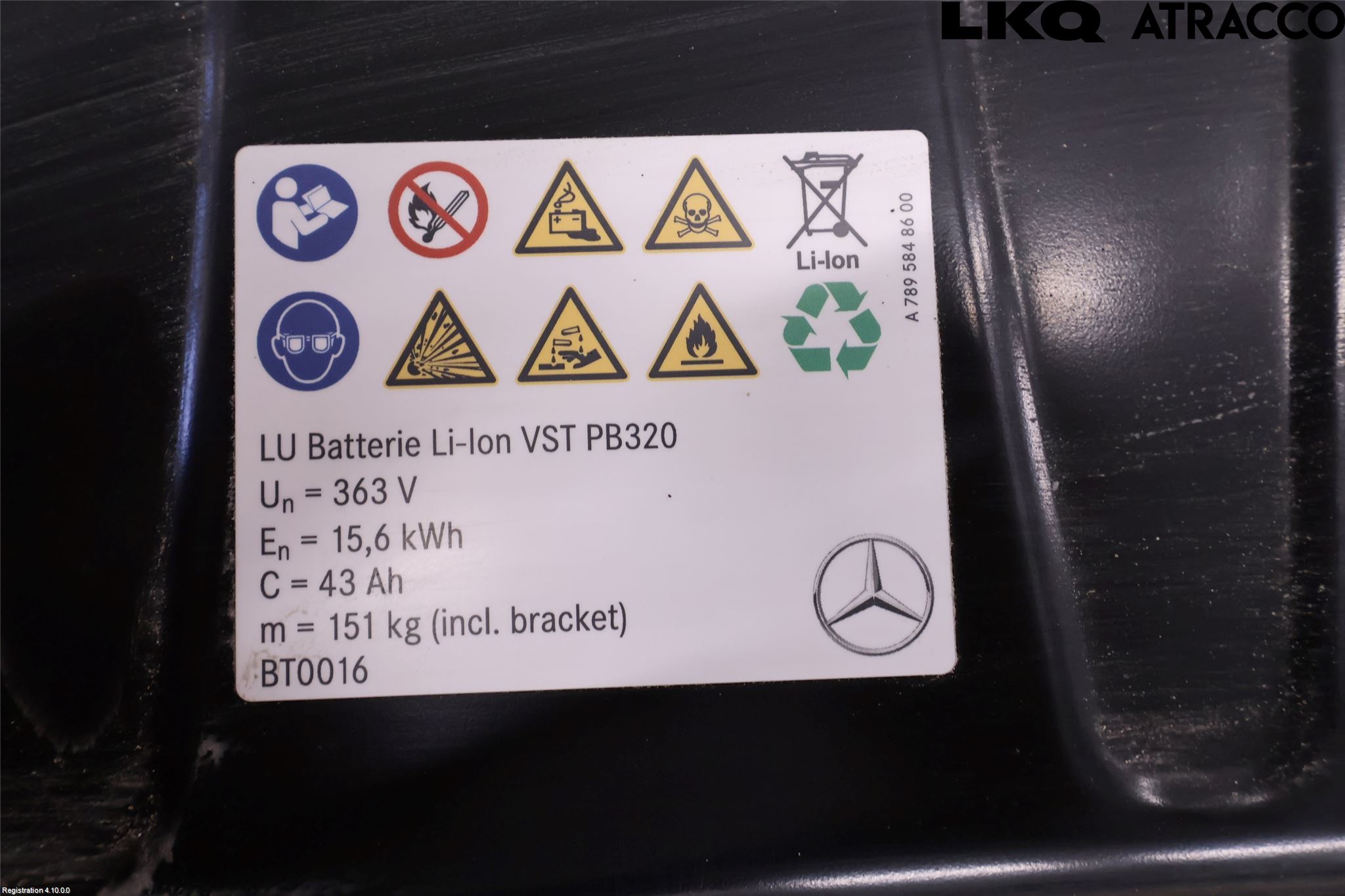 Mercedes-Benz MB CLA-KLASS (C118/X118) 19- Batteri Högspänning